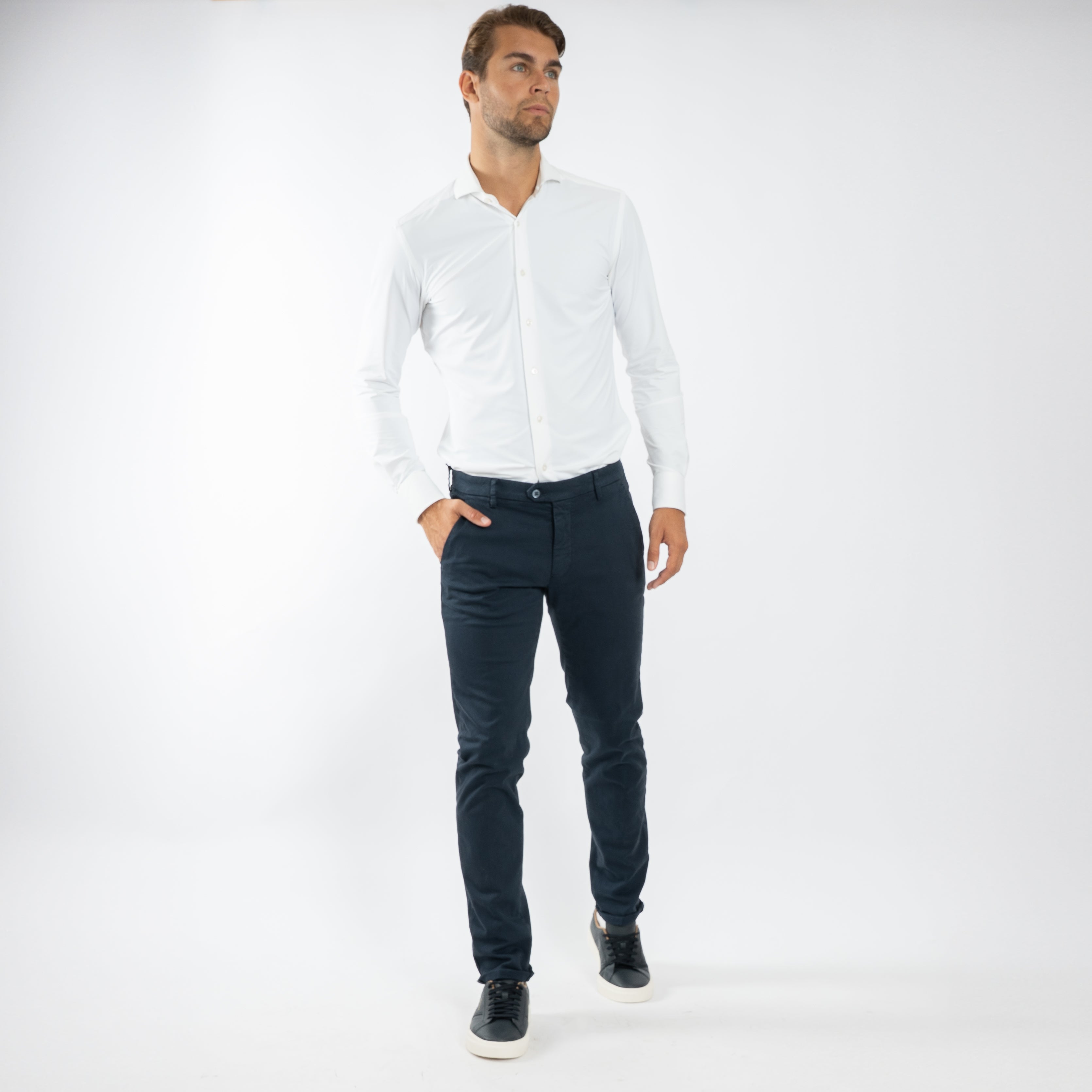 Mason's Chino Donkerblauw | Torino Flex