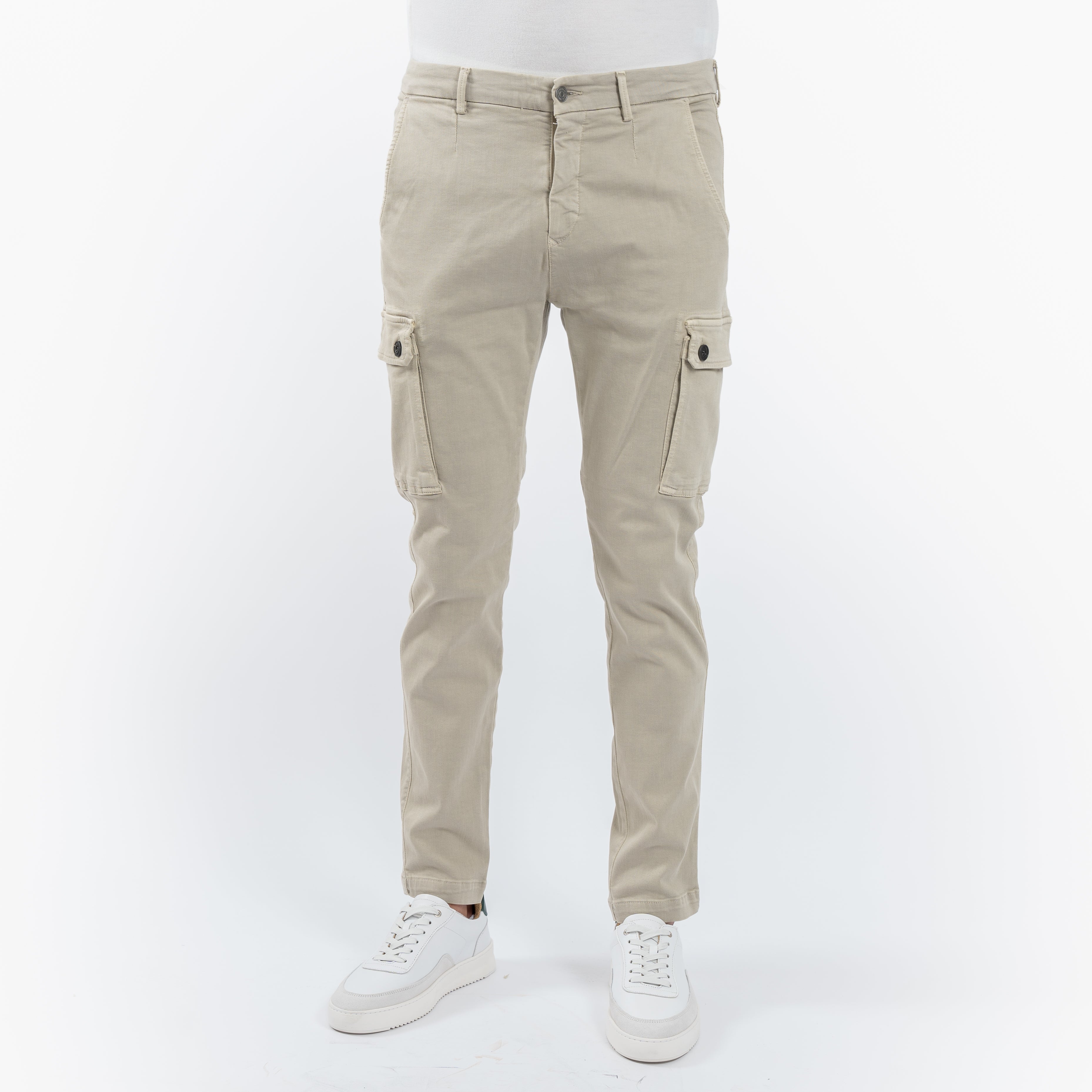 Replay Cargobroek Beige | Jaan Slim Fit