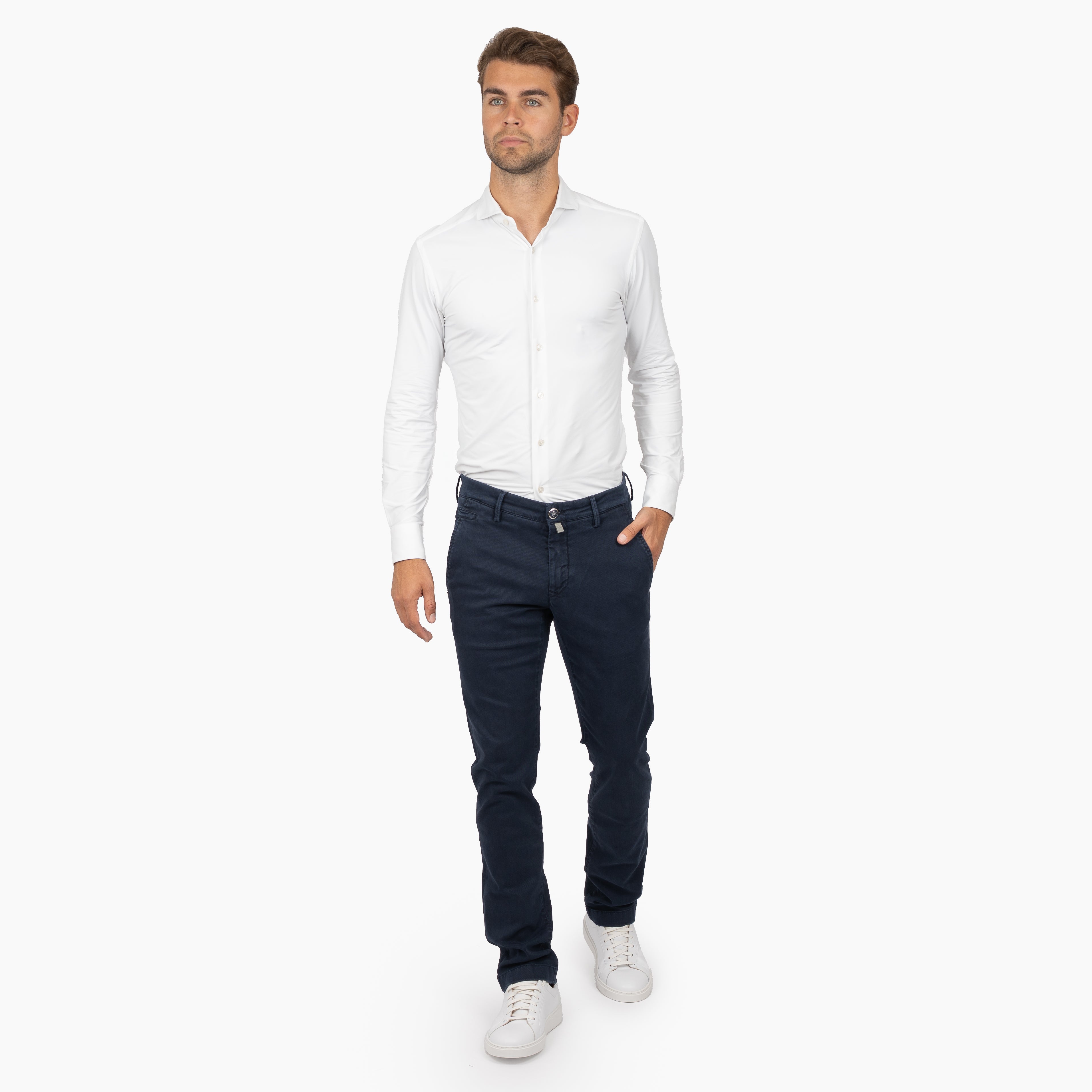 Jacob Cohen Chino Blauw | Bobby