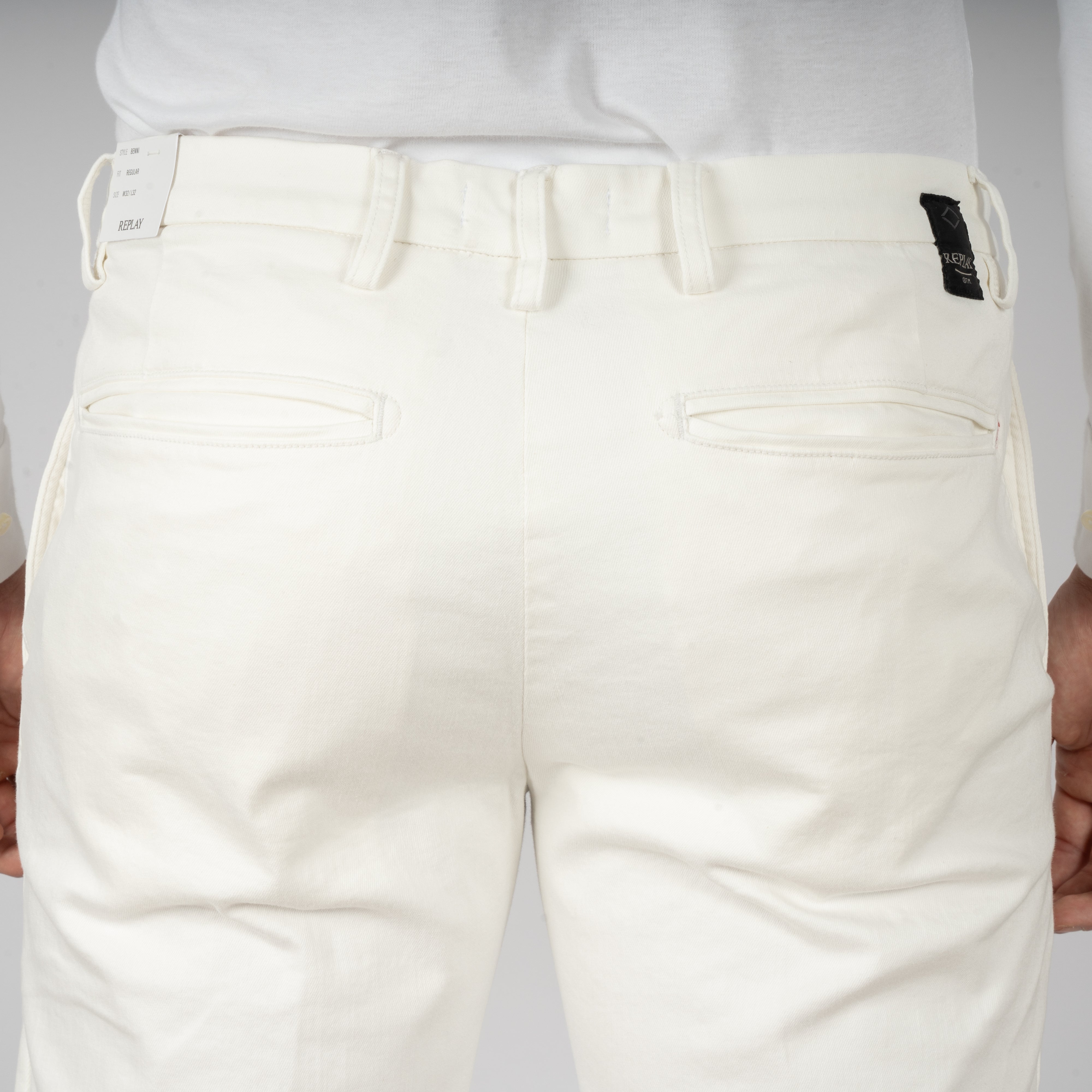 Replay Chino Creme | Benni Hyperflex