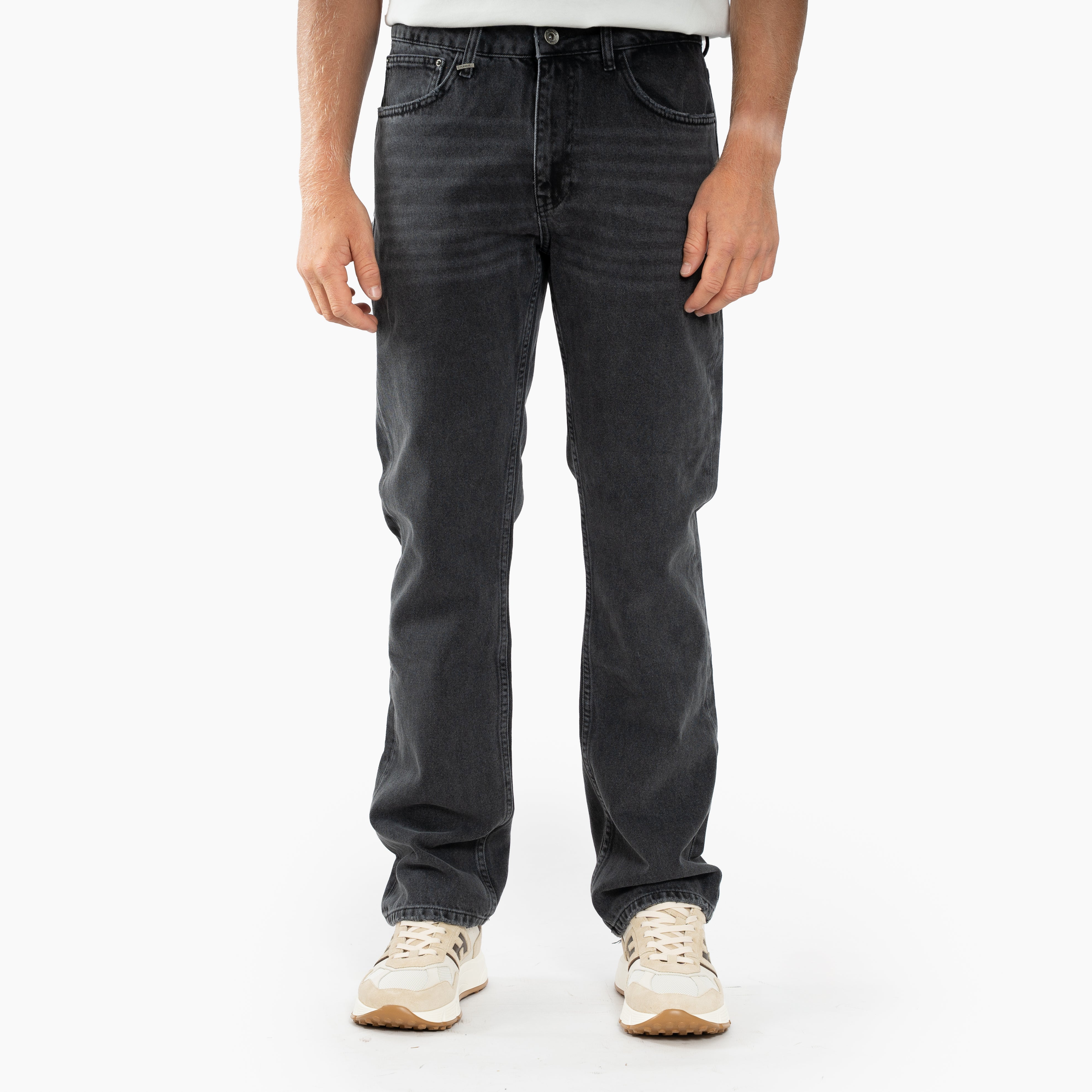 Flaneur Jeans Zwart | Straight Fit