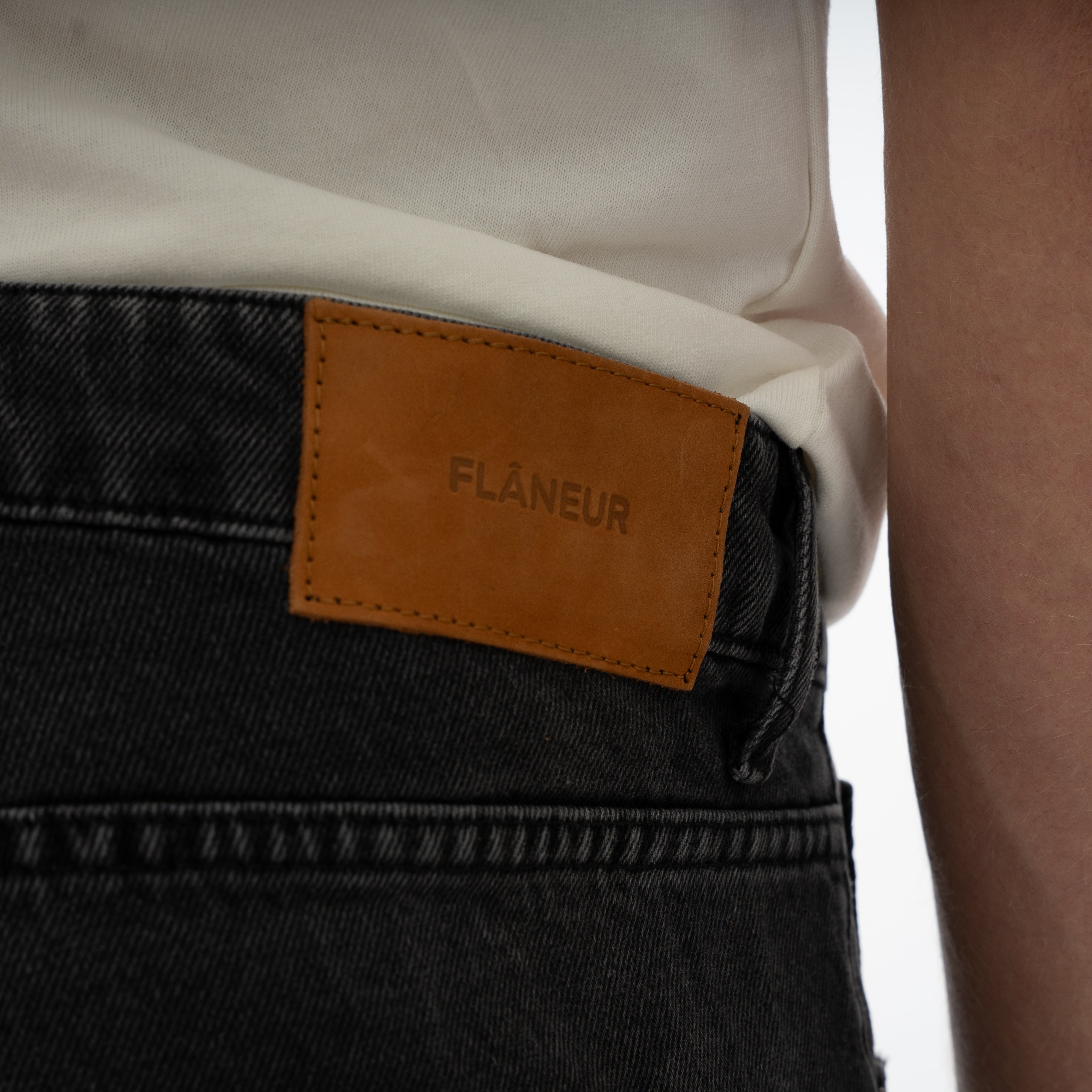 Flaneur Jeans Zwart | Straight Fit