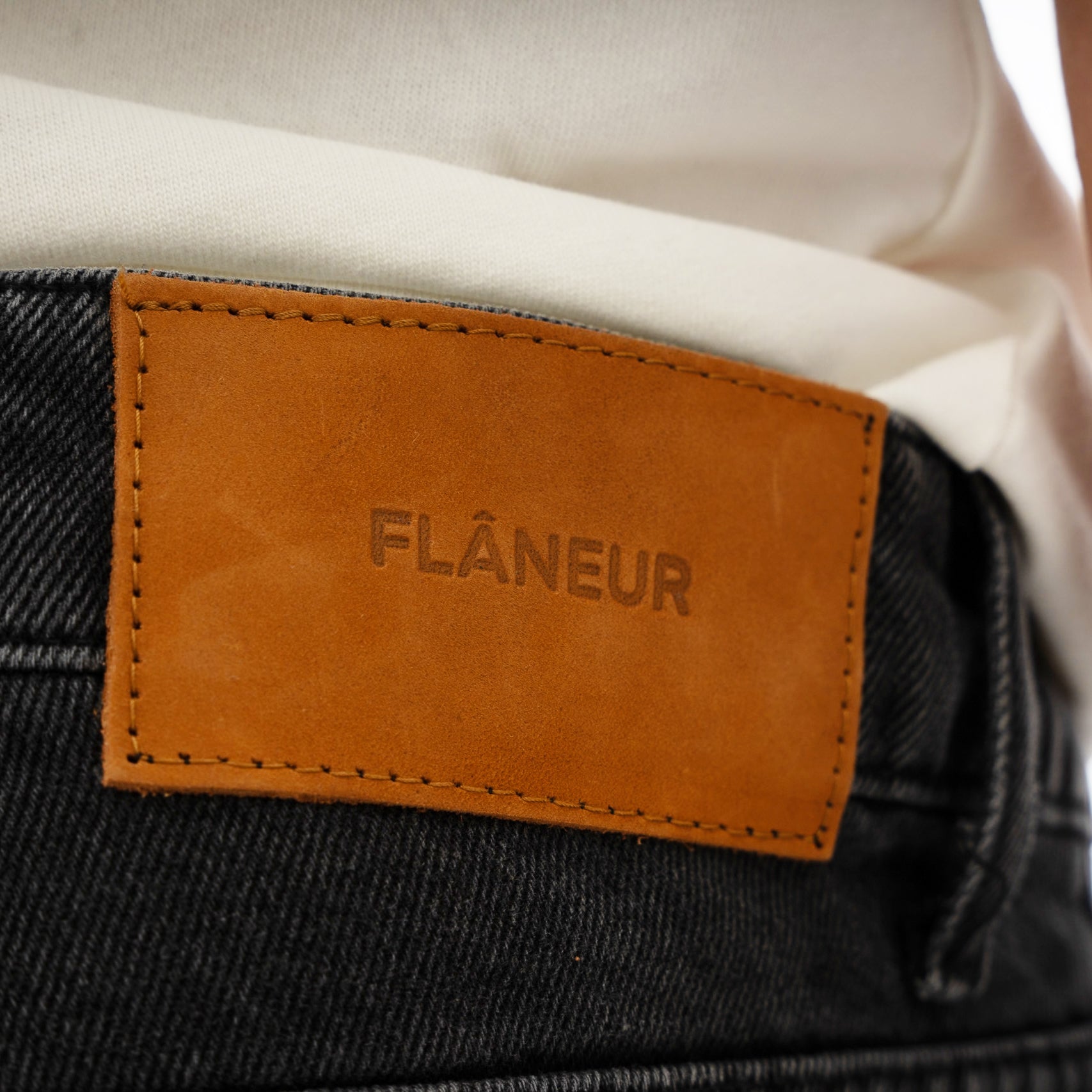 Flaneur Jeans Zwart | Straight Fit