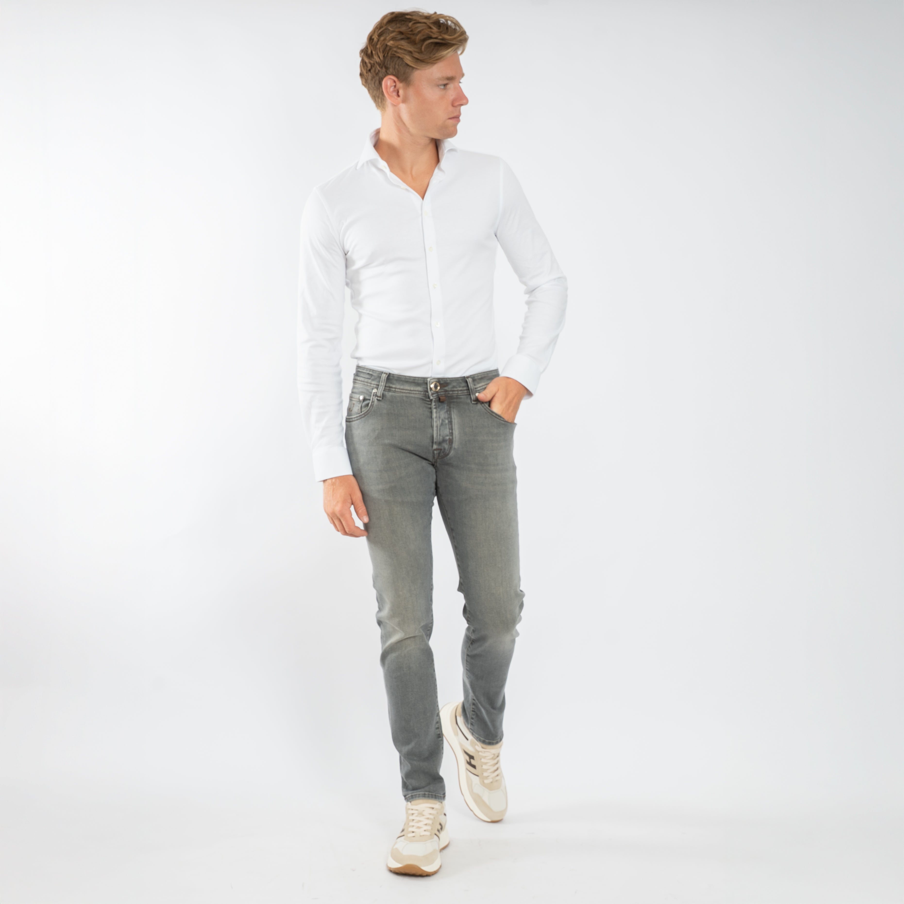 Jacob Cohen Jeans Grijs | Nick Slim