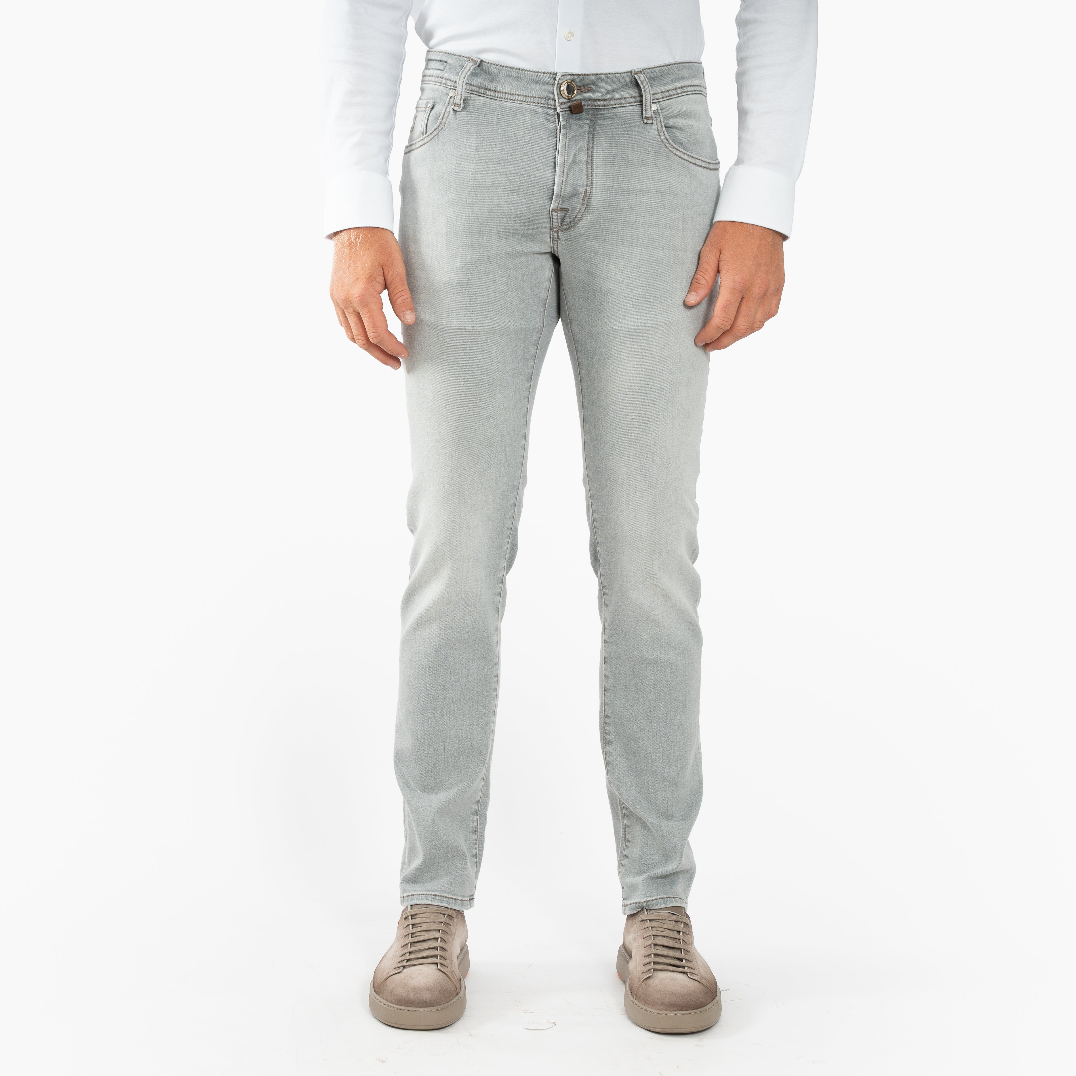 Jacob Cohen Jeans Lichtgrijs | Nick Slim