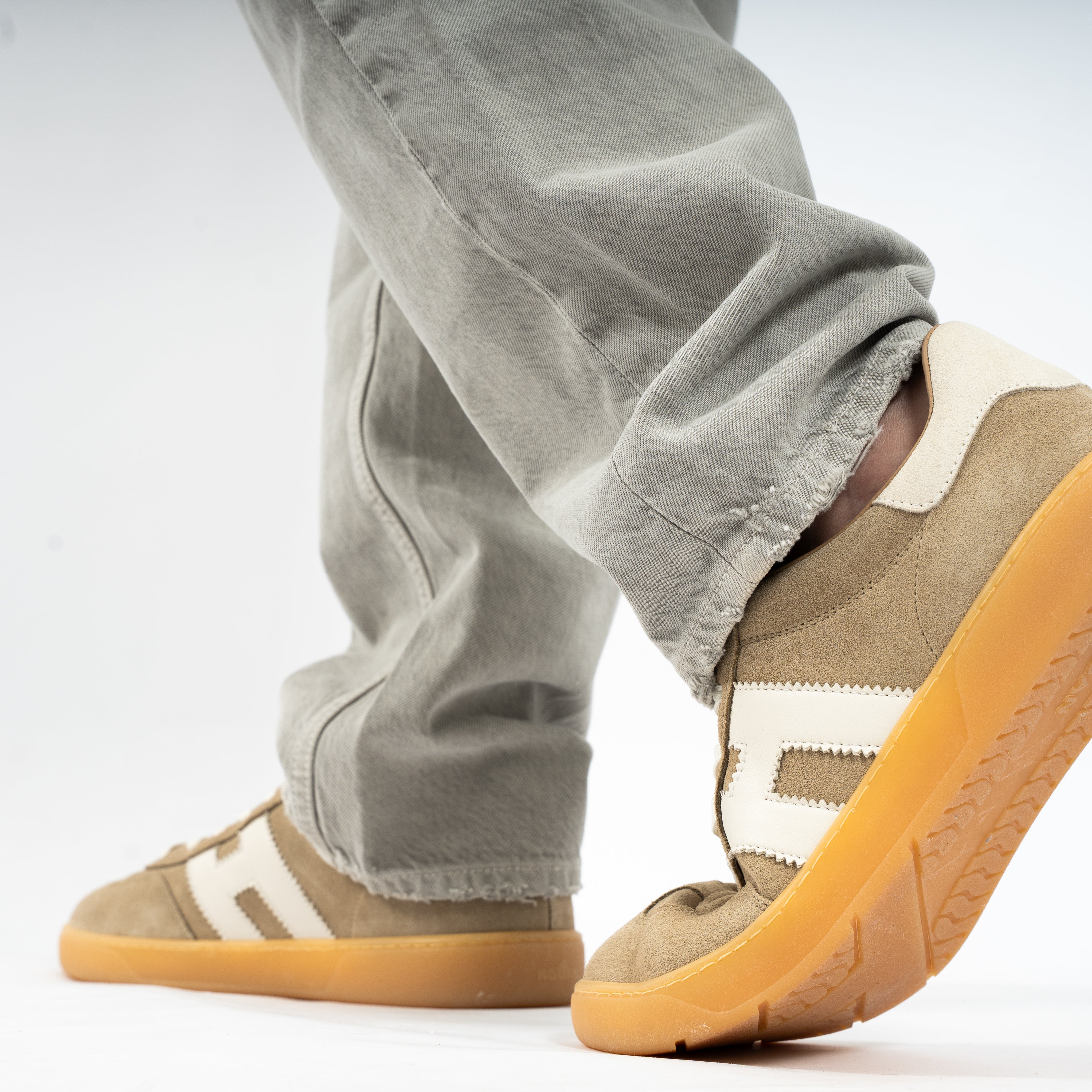 Denham Jeans Lichtgrijs | Rag Tapered Fit