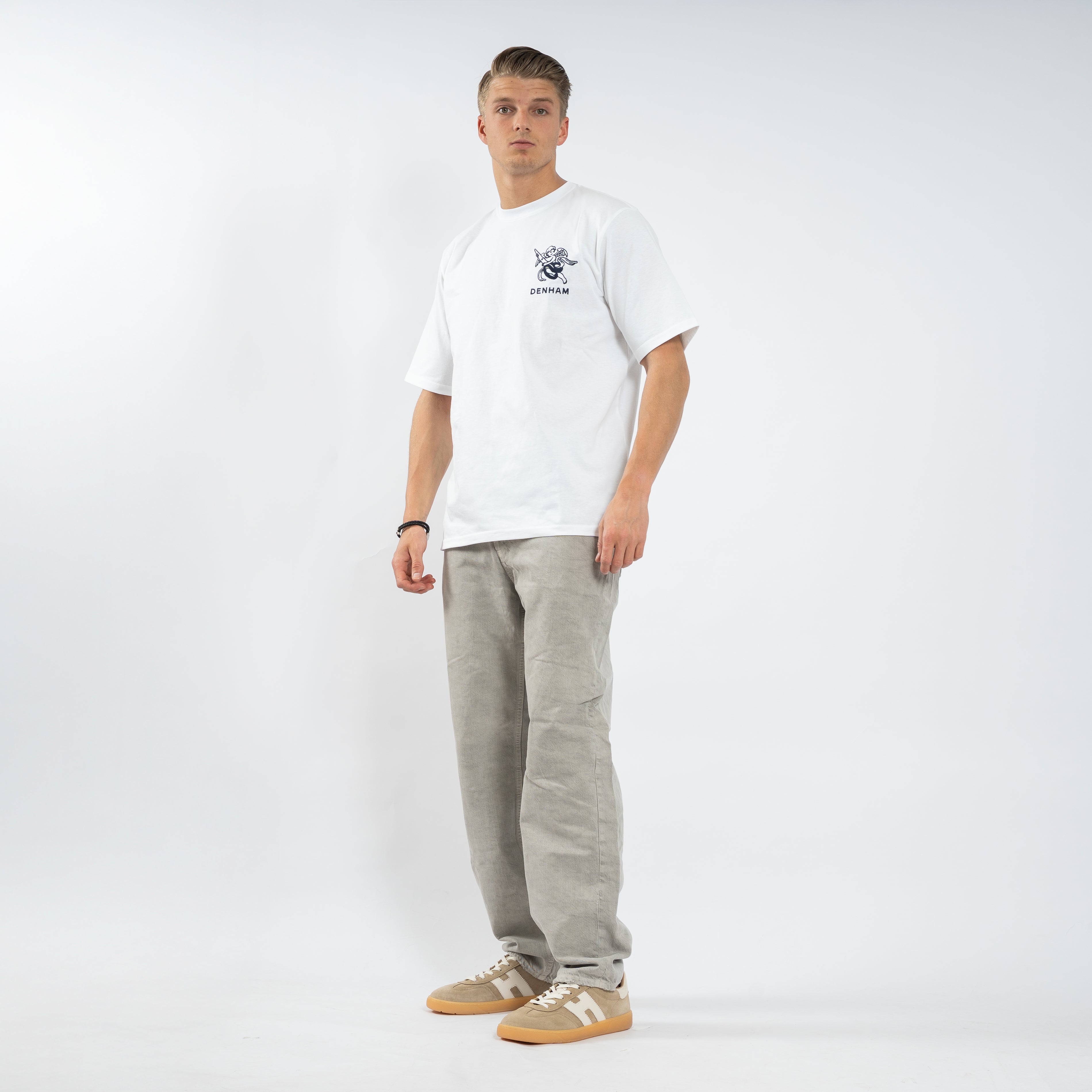 Denham Jeans Lichtgrijs | Rag Tapered Fit