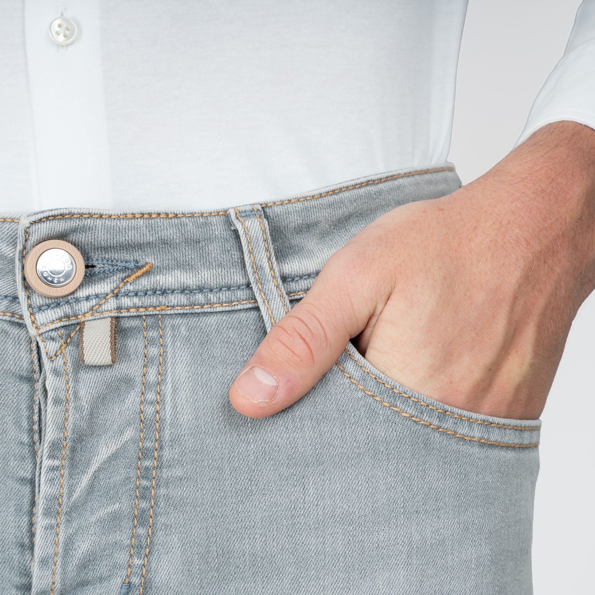 Jacob Cohen Jeans Middengrijs | Nick Slim