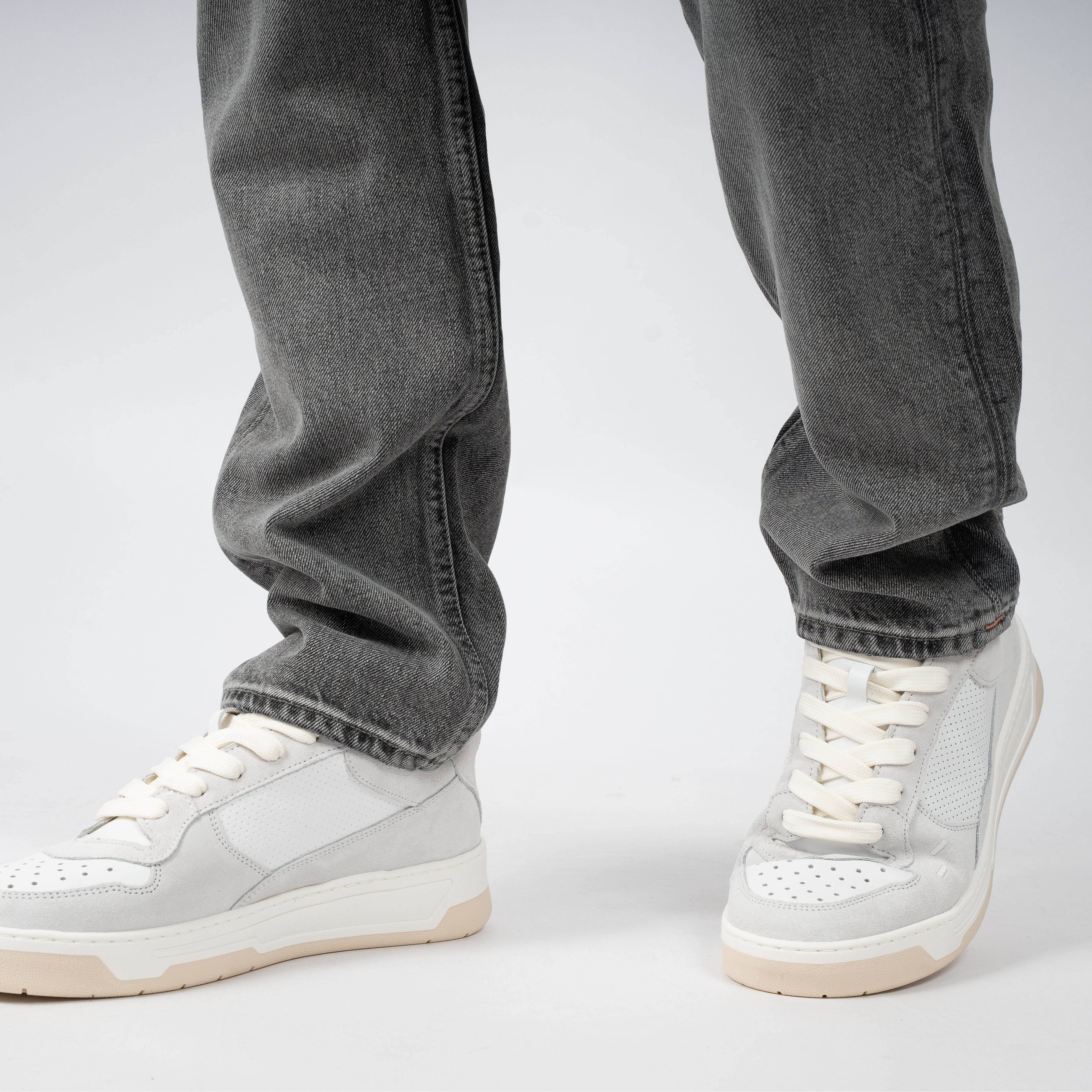 -1 Nordic Denim Jeans Lichtgrijs | Regular Fit