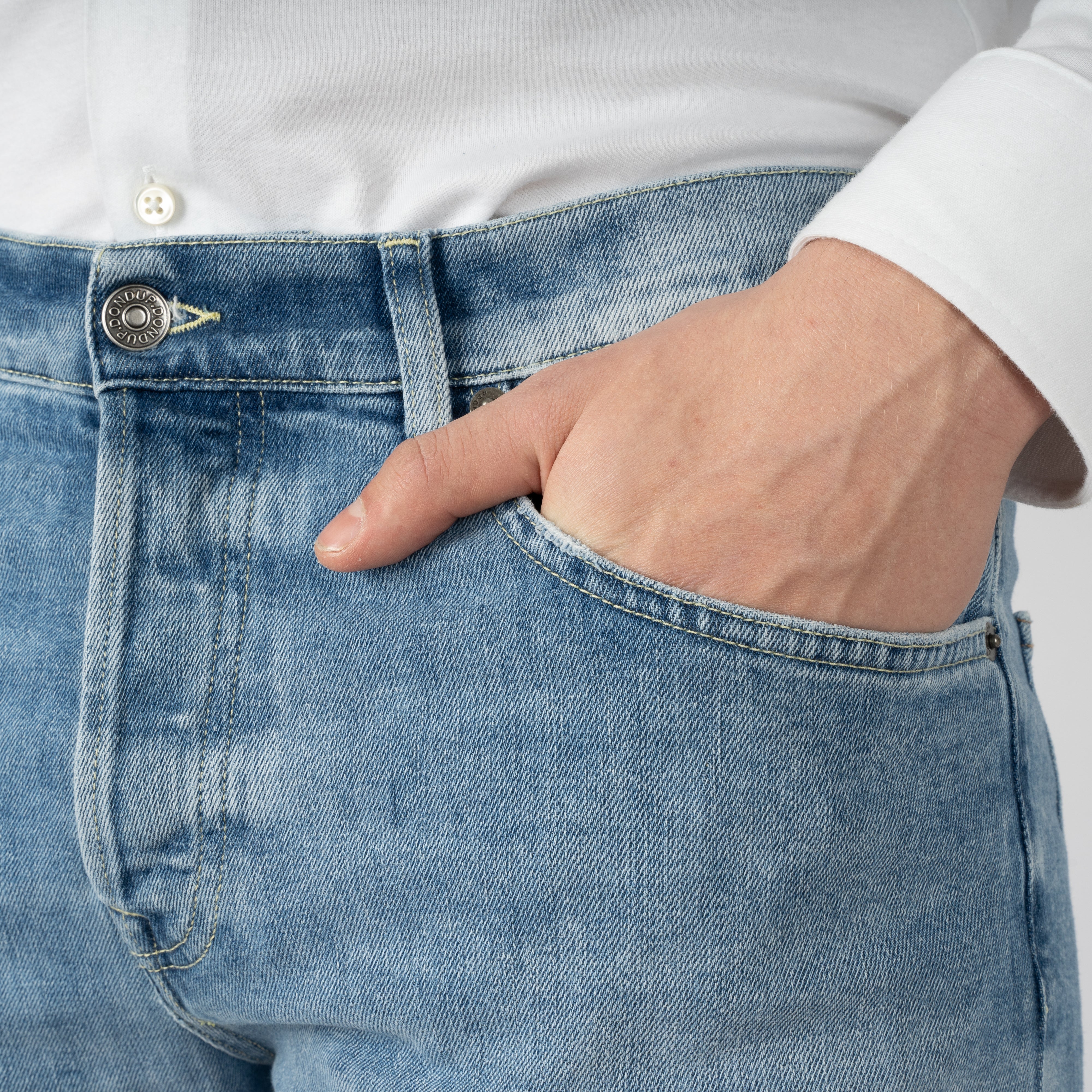 Dondup Jeans Lichtblauw | Icon Regular Fit