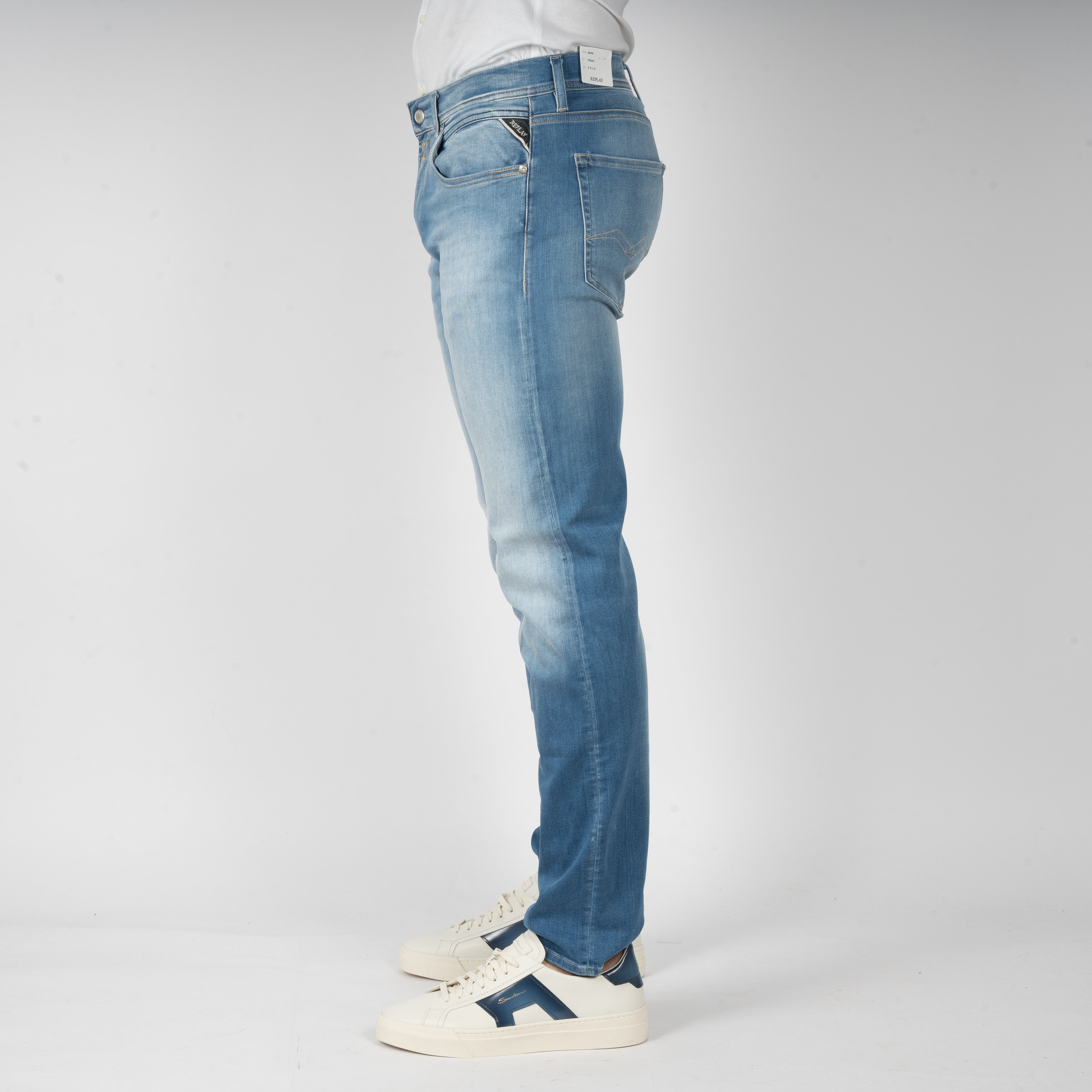 Replay Jeans Lichtblauw | Grover Hyperflex