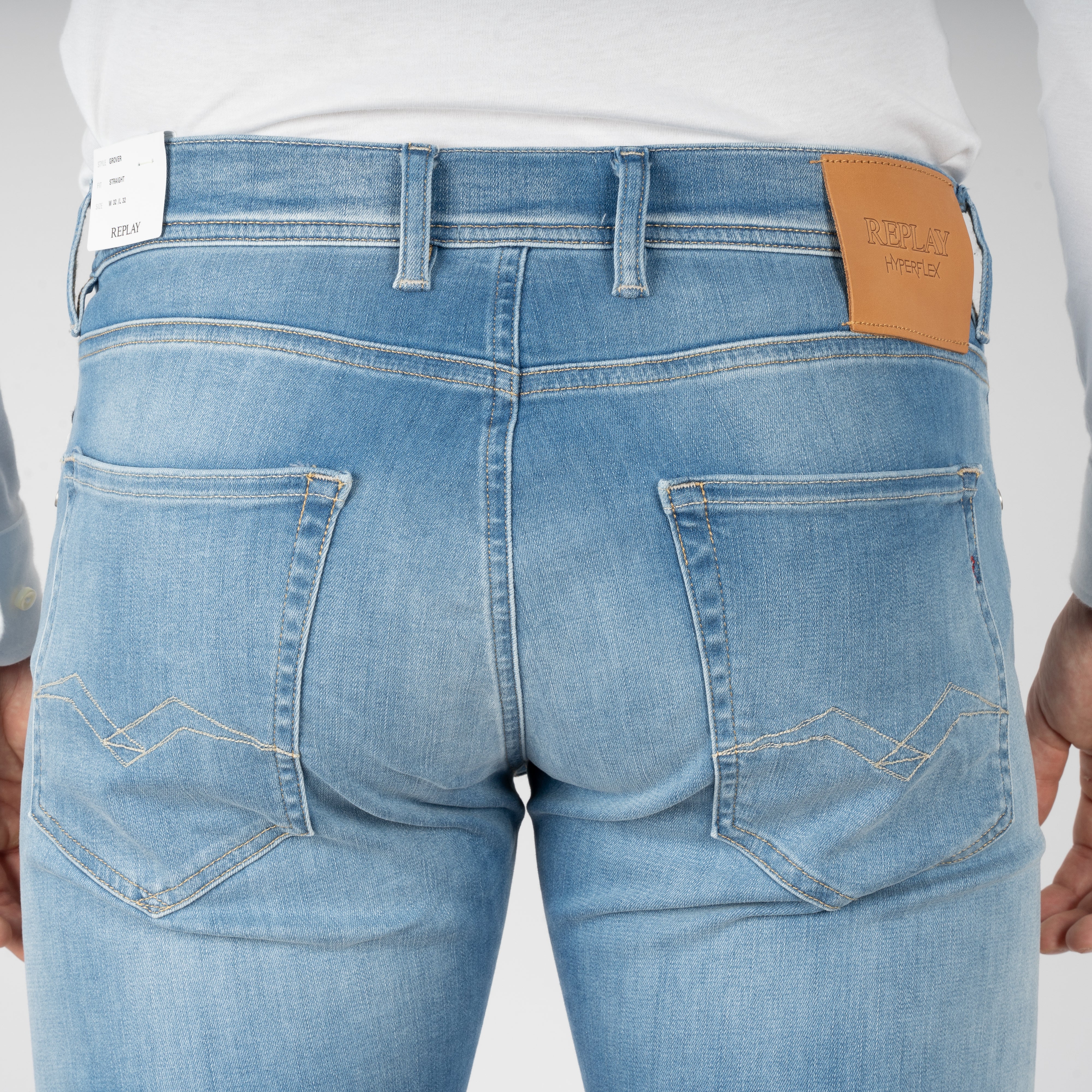 Replay Jeans Lichtblauw | Grover Hyperflex