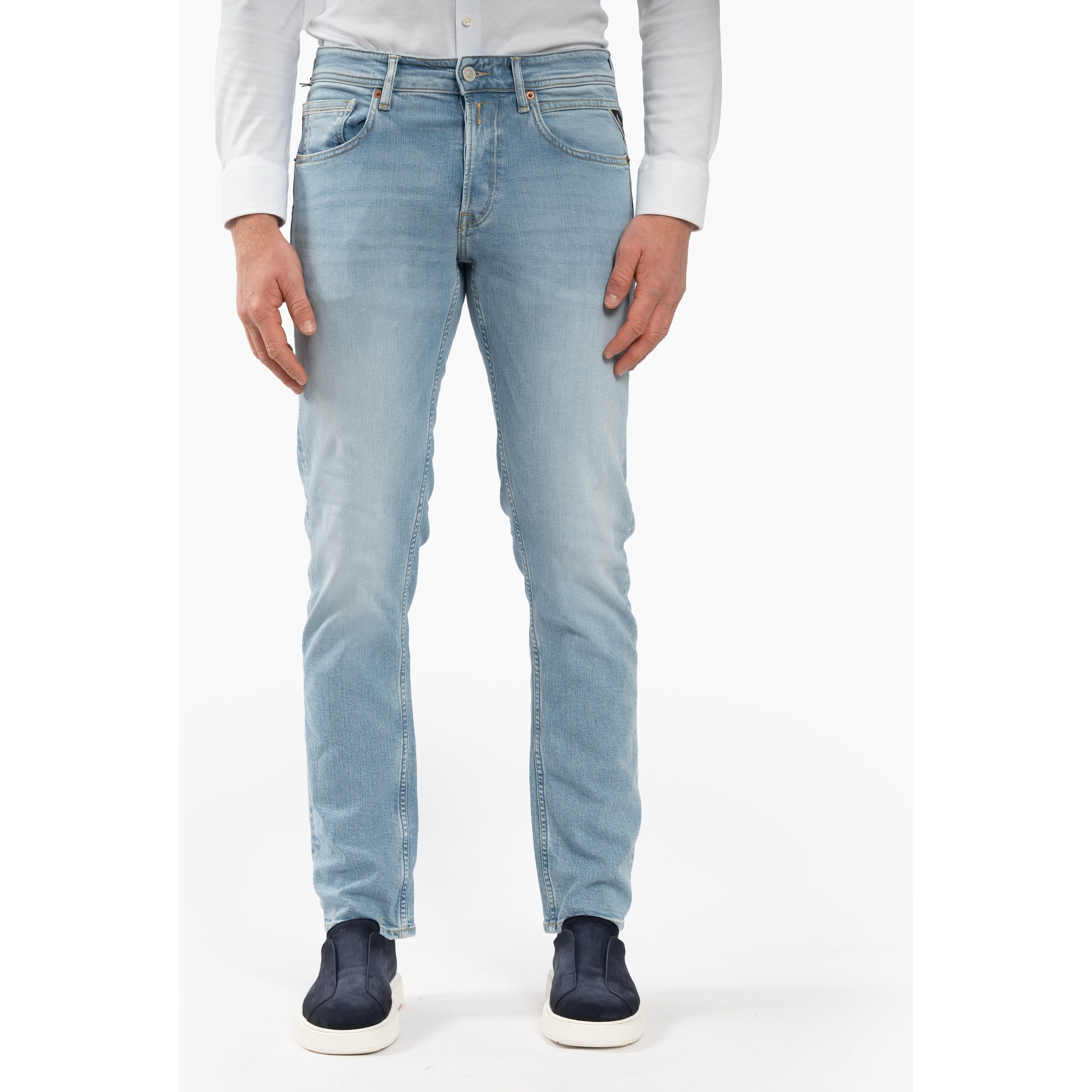 Replay Jeans Lichtblauw | Grover Straight Fit
