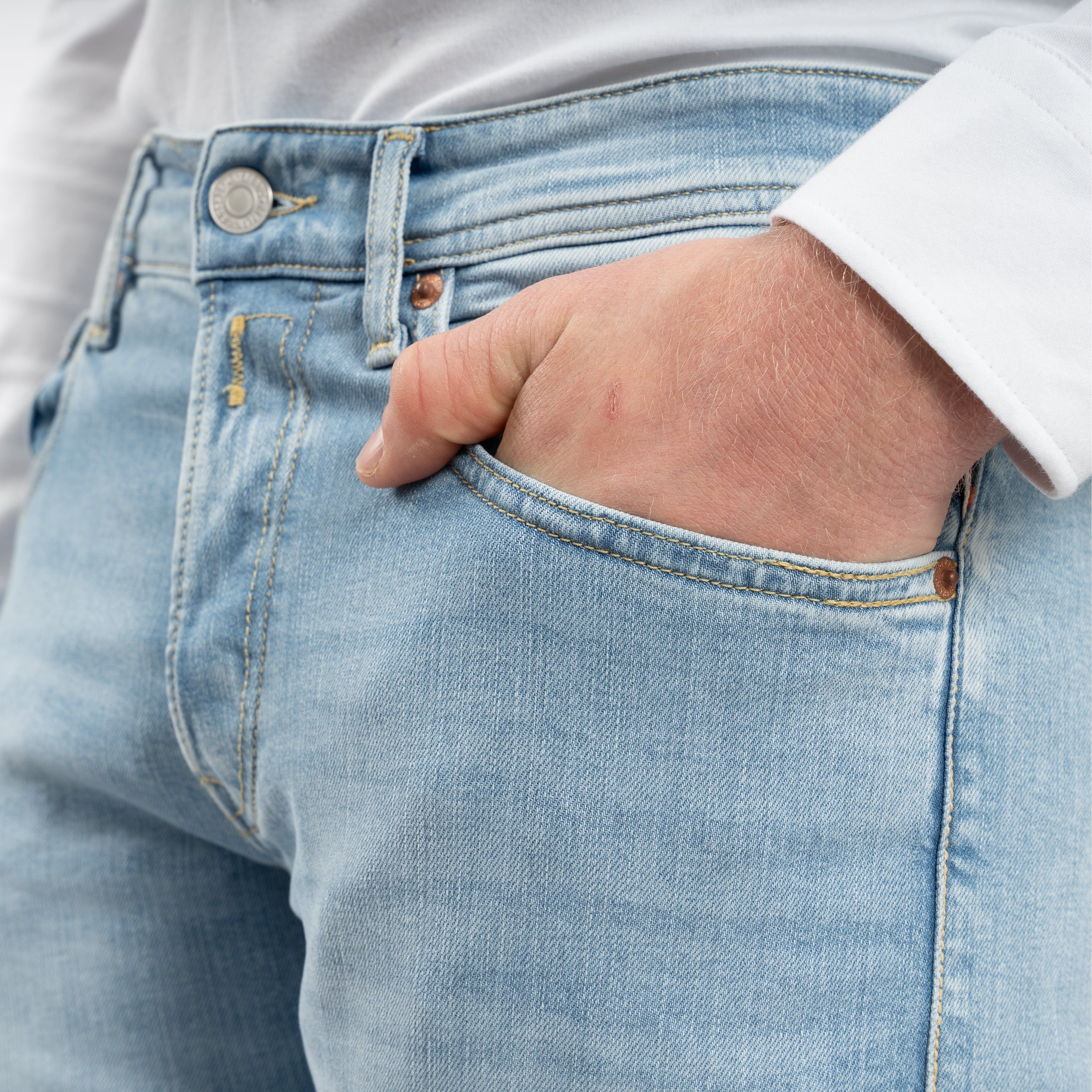 Replay Jeans Lichtblauw | Grover Straight Fit