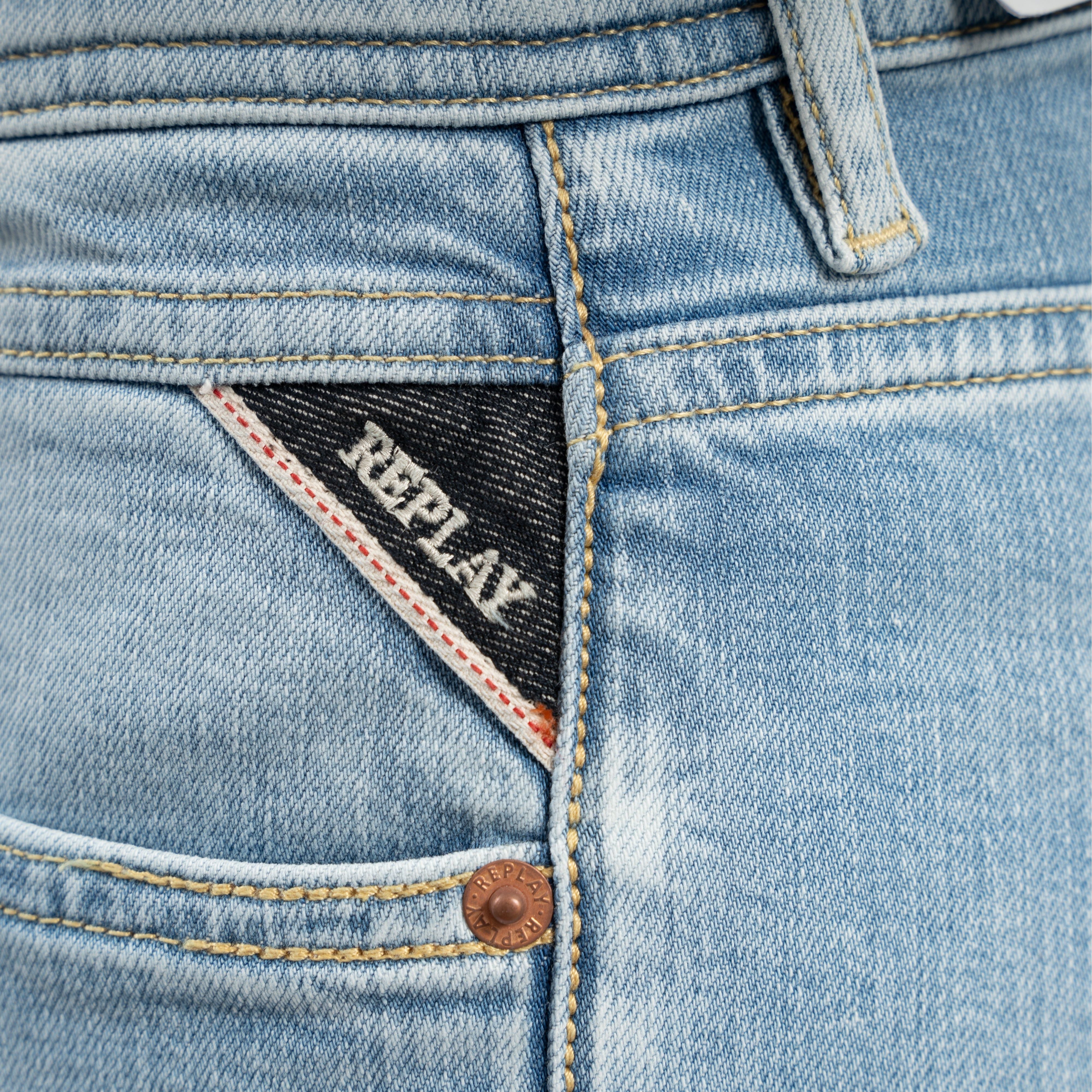 Replay Jeans Lichtblauw | Grover Straight Fit