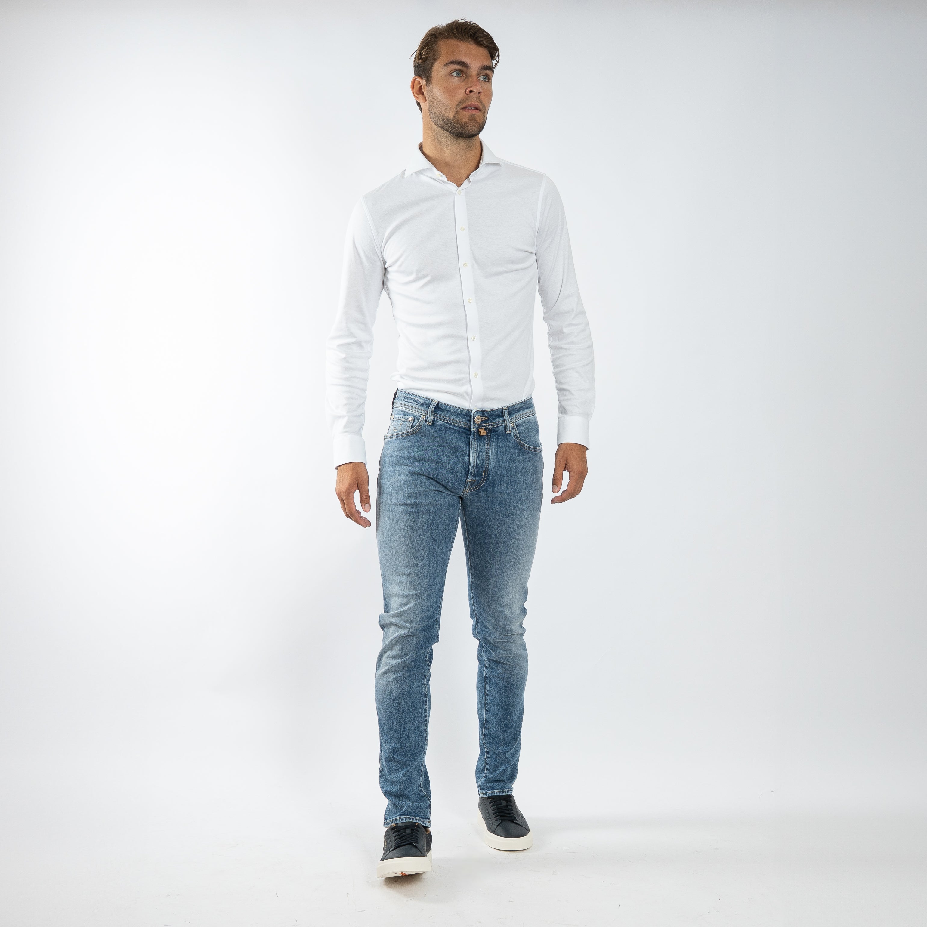 Jacob Cohen Jeans Middenblauw | Nick Slim