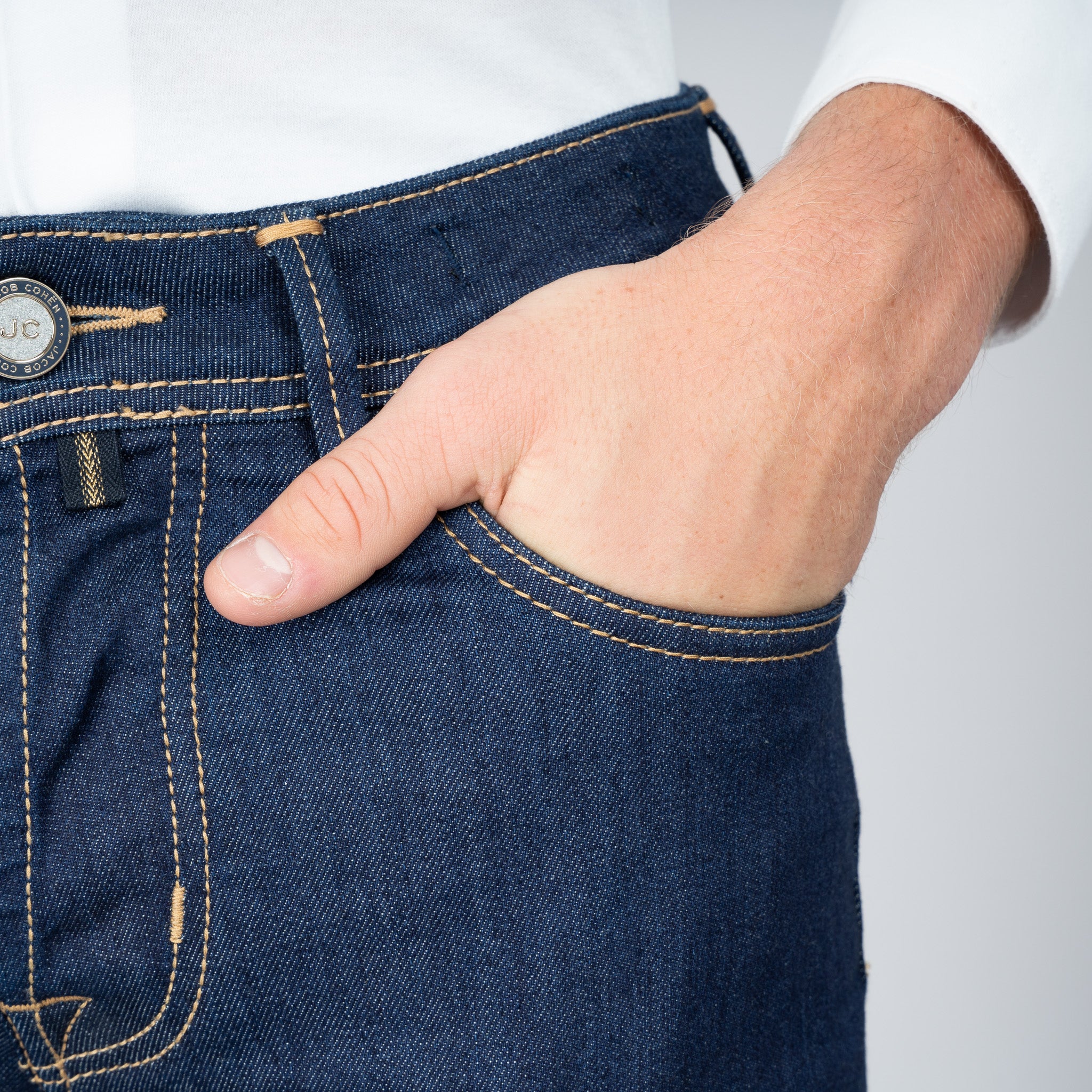 Jacob Cohen Jeans Donkerblauw | Nick Diamond Edition