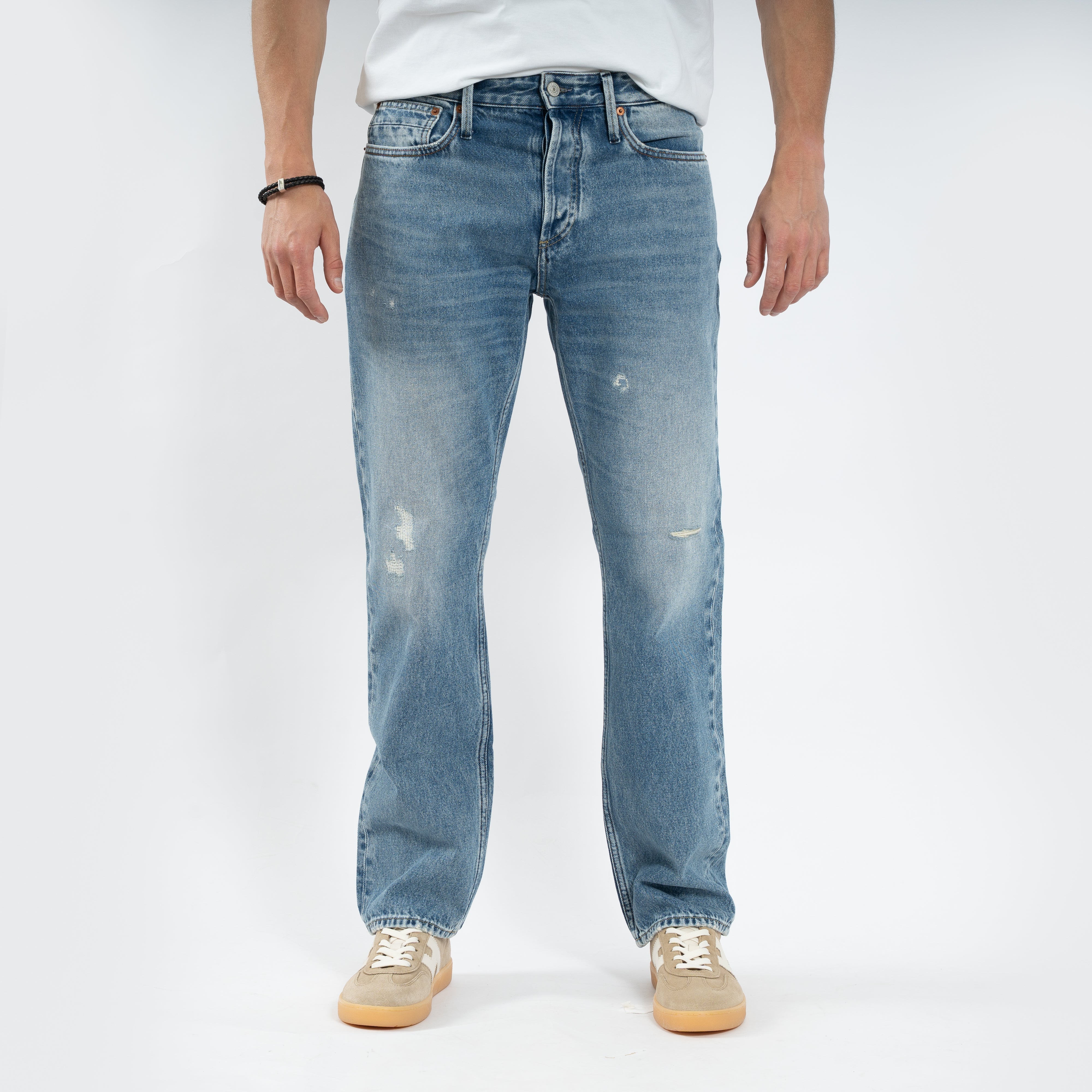 Denham Jeans Middenblauw | Ridge Straight Fit