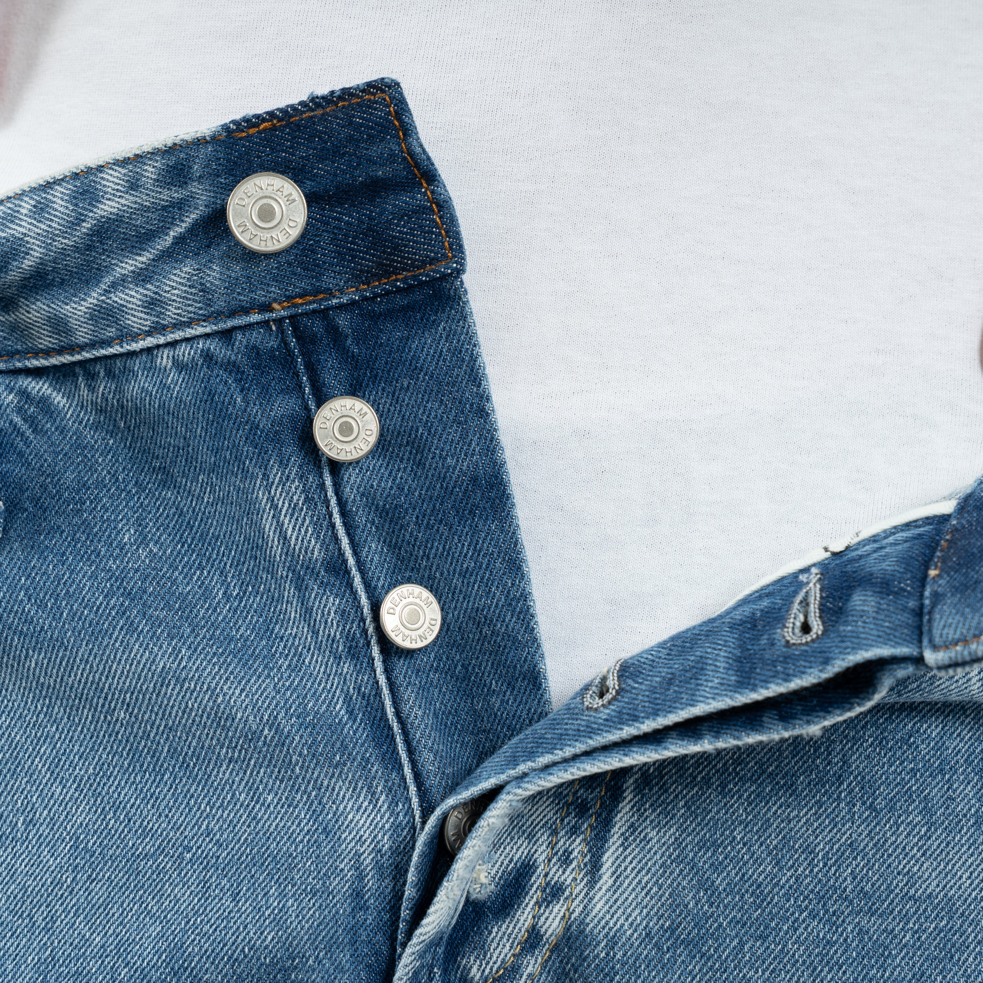 Denham Jeans Middenblauw | Ridge Straight Fit