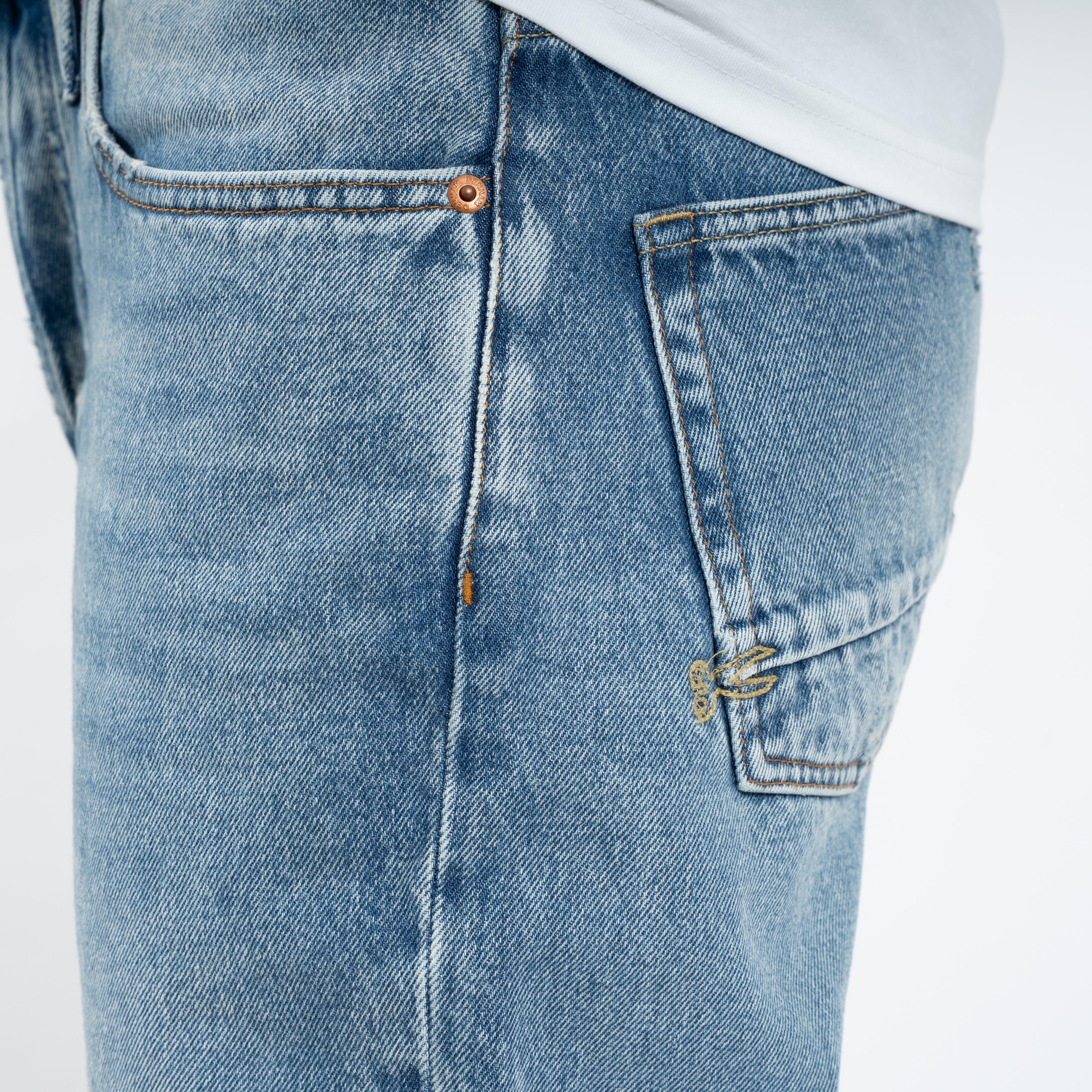 Denham Jeans Middenblauw | Ridge Straight Fit