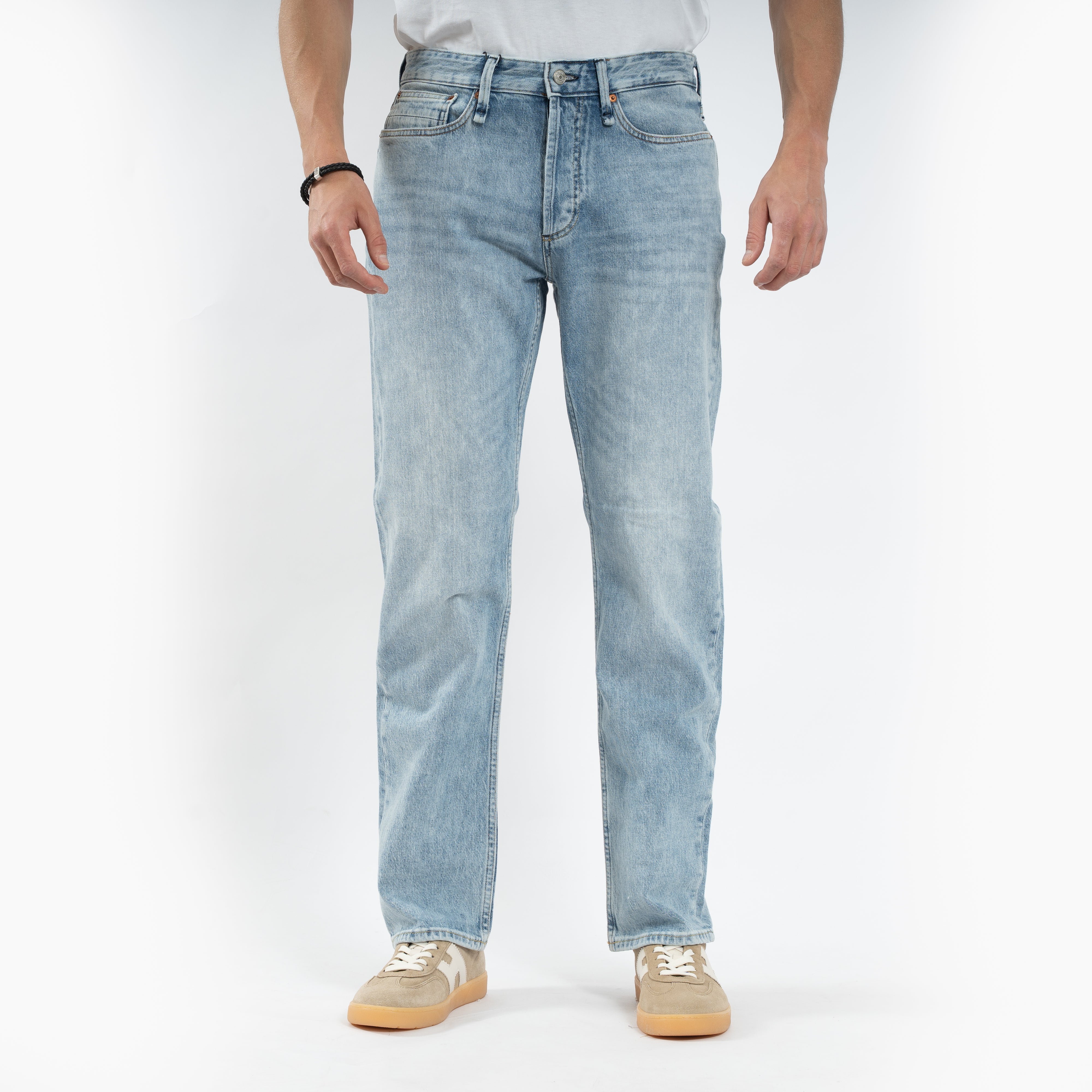 Denham Jeans Lichtblauw | Ridge Straight Fit