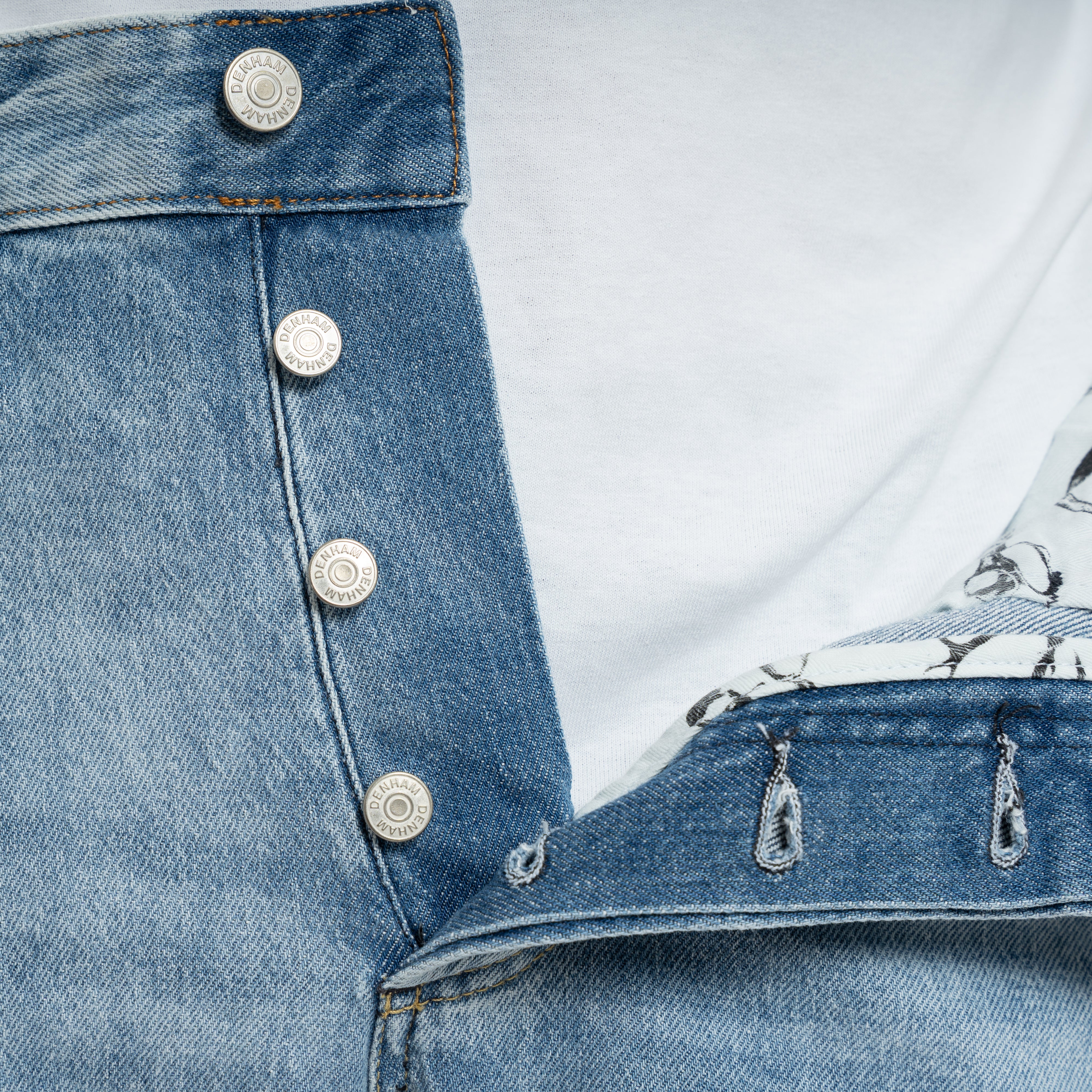 Denham Jeans Lichtblauw | Ridge Straight Fit