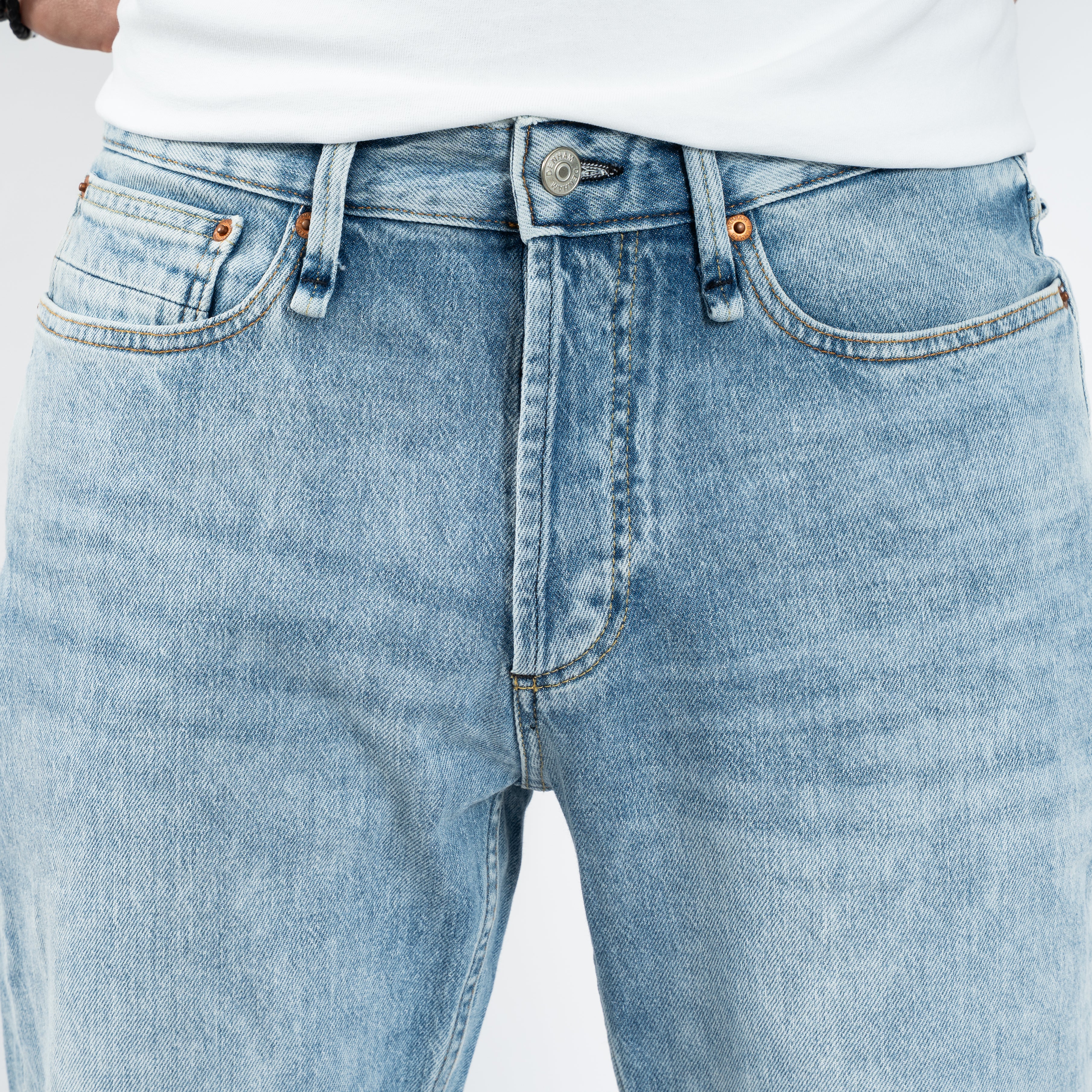 Denham Jeans Lichtblauw | Ridge Straight Fit