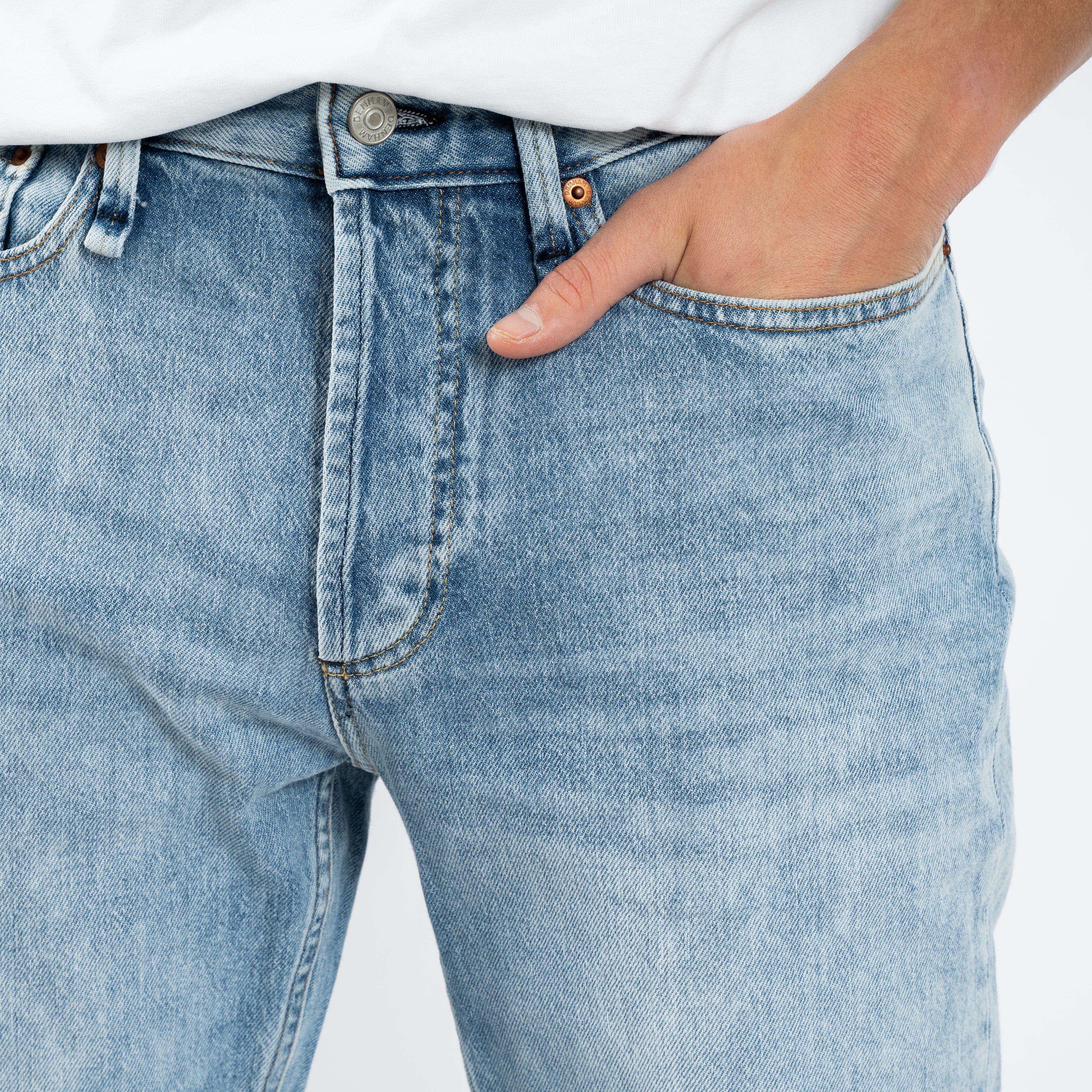 Denham Jeans Lichtblauw | Ridge Straight Fit