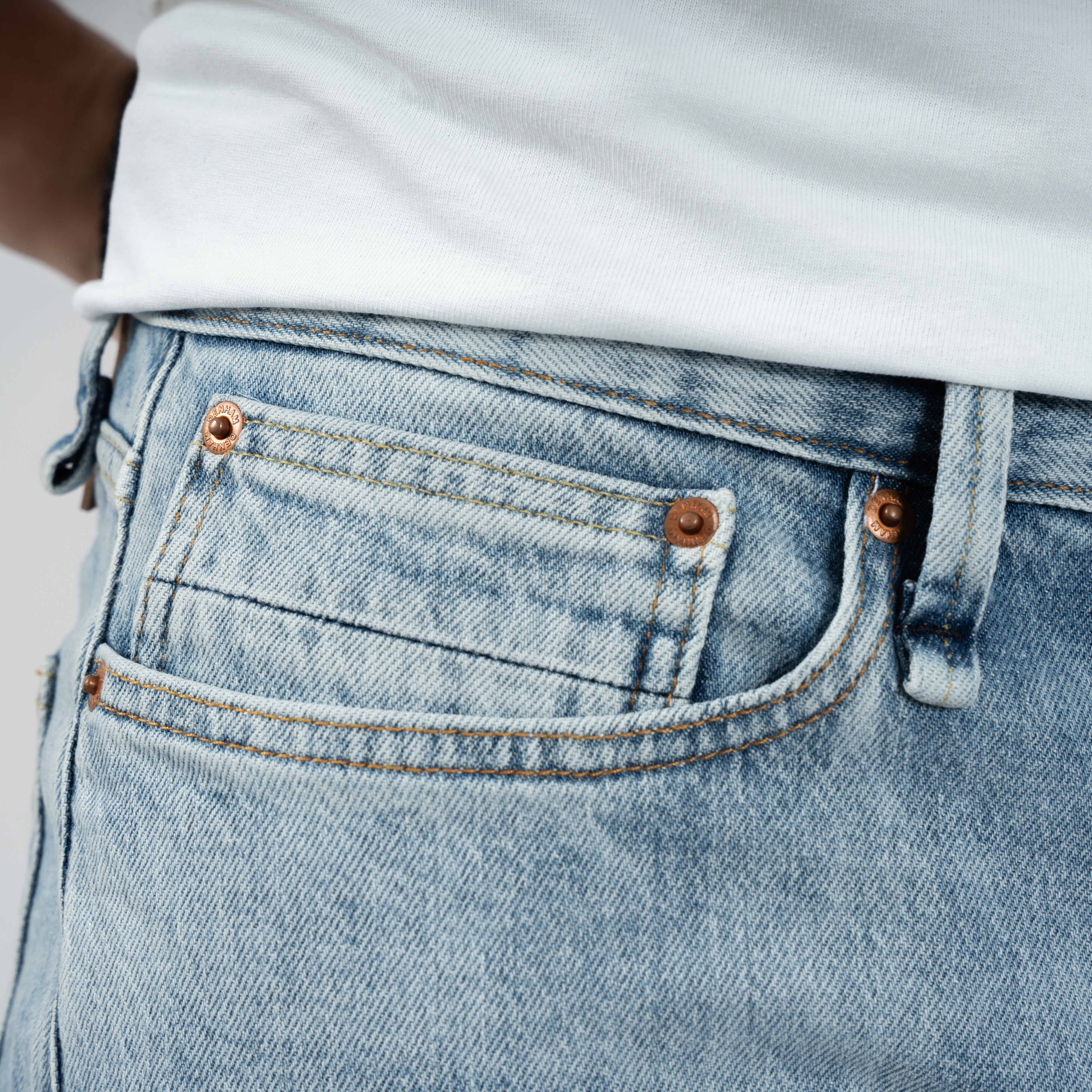 Denham Jeans Lichtblauw | Ridge Straight Fit