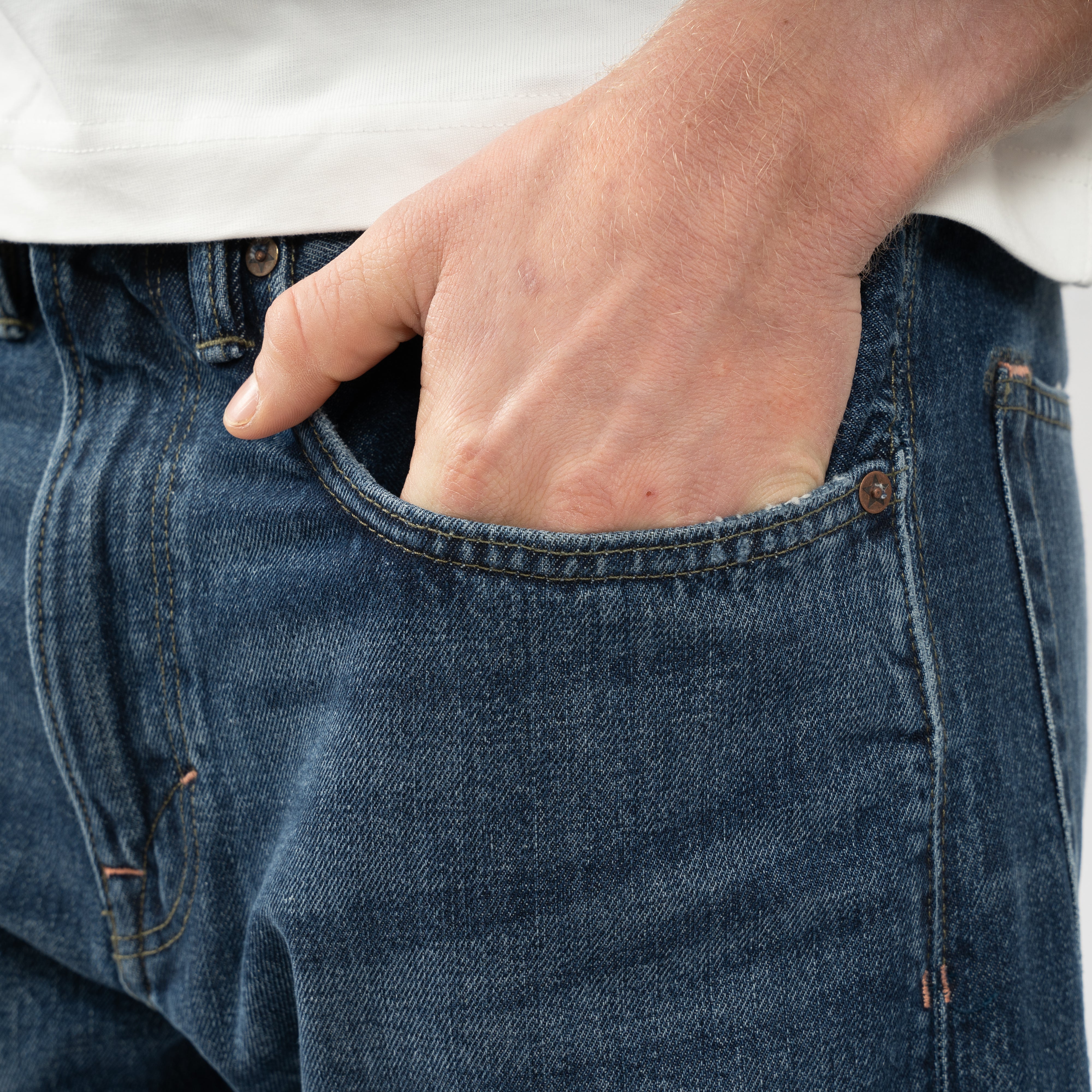 -1 Nordic Denim Jeans Donkerblauw | Regular Fit