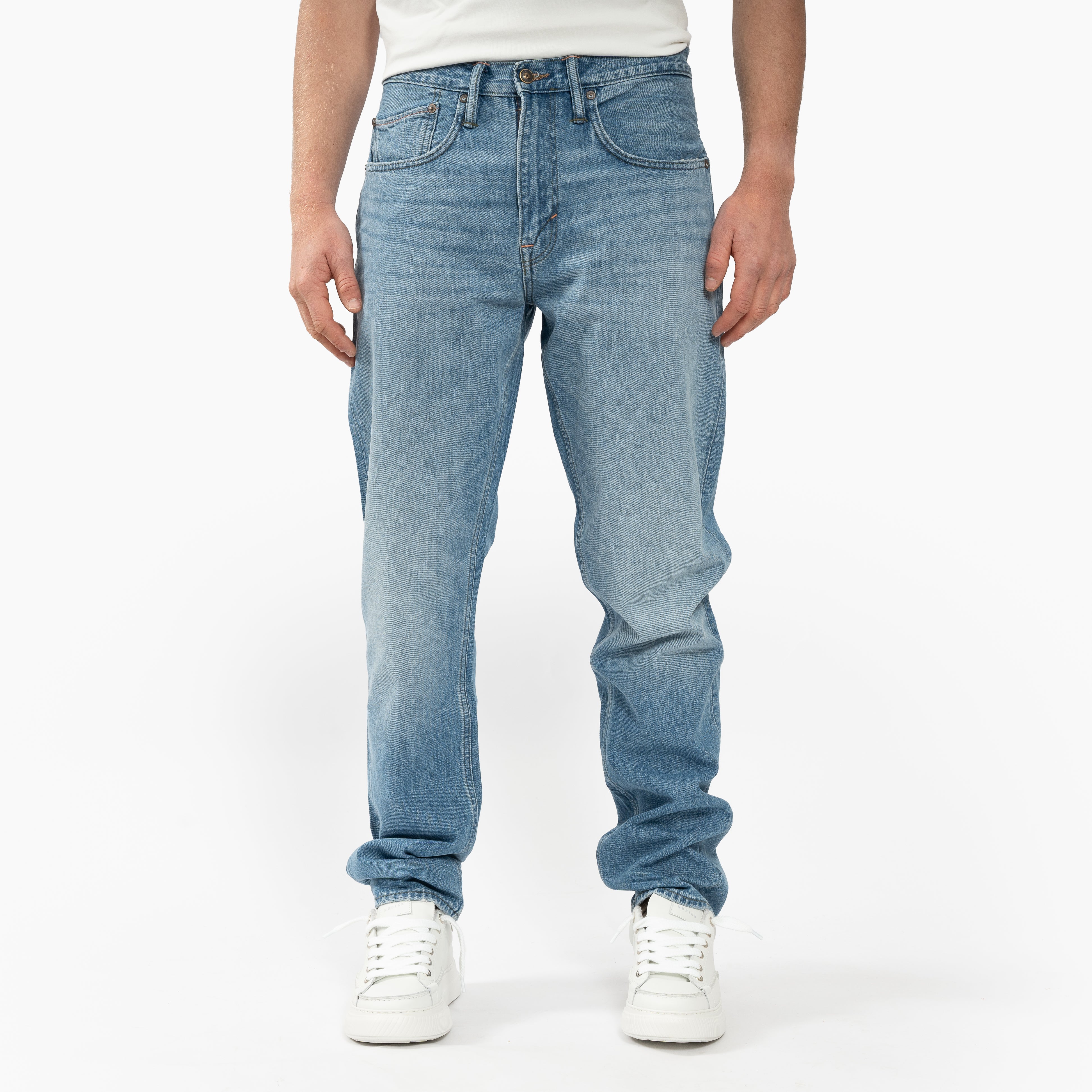 -1 Nordic Denim Jeans Middenblauw | Regular Fit