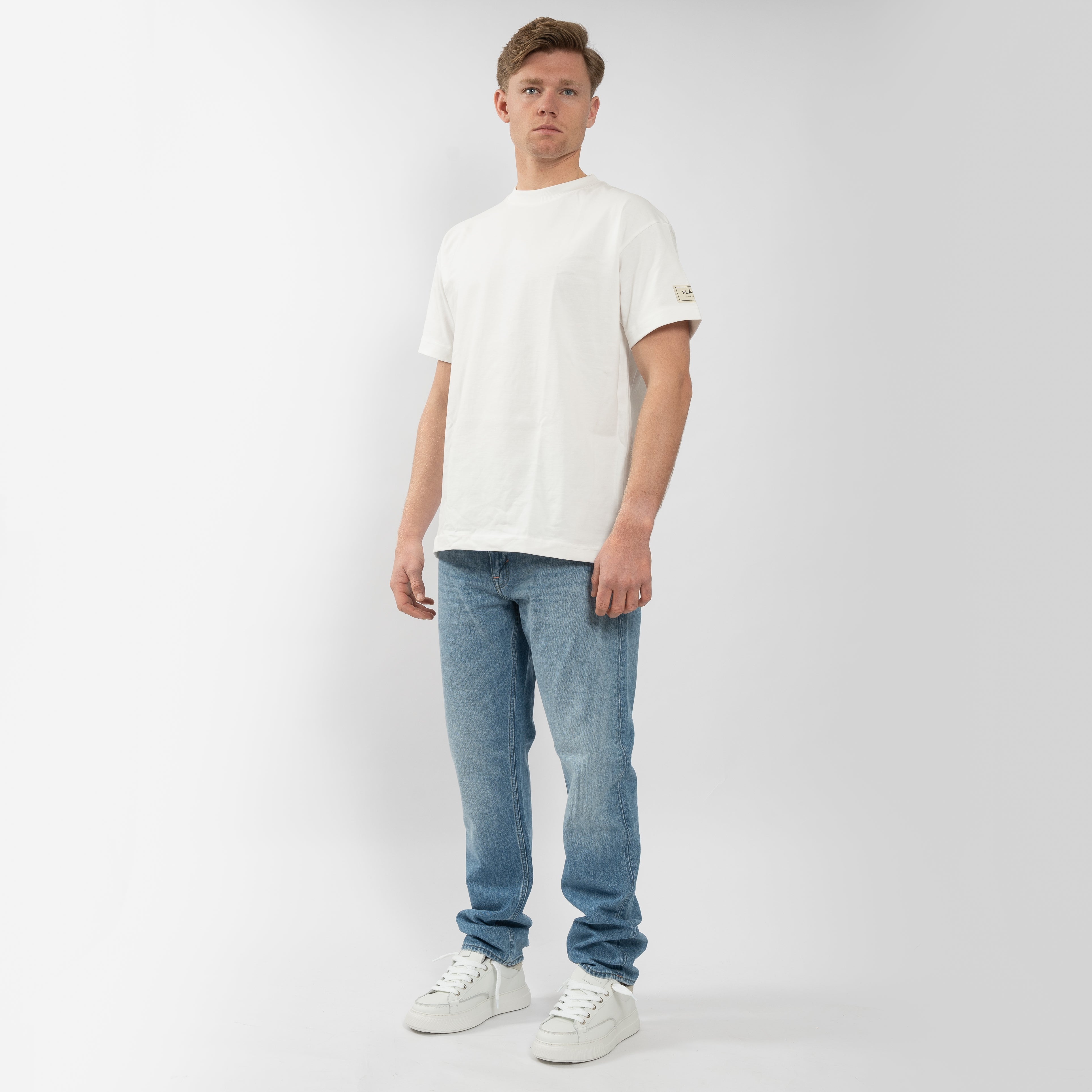 -1 Nordic Denim Jeans Middenblauw | Regular Fit