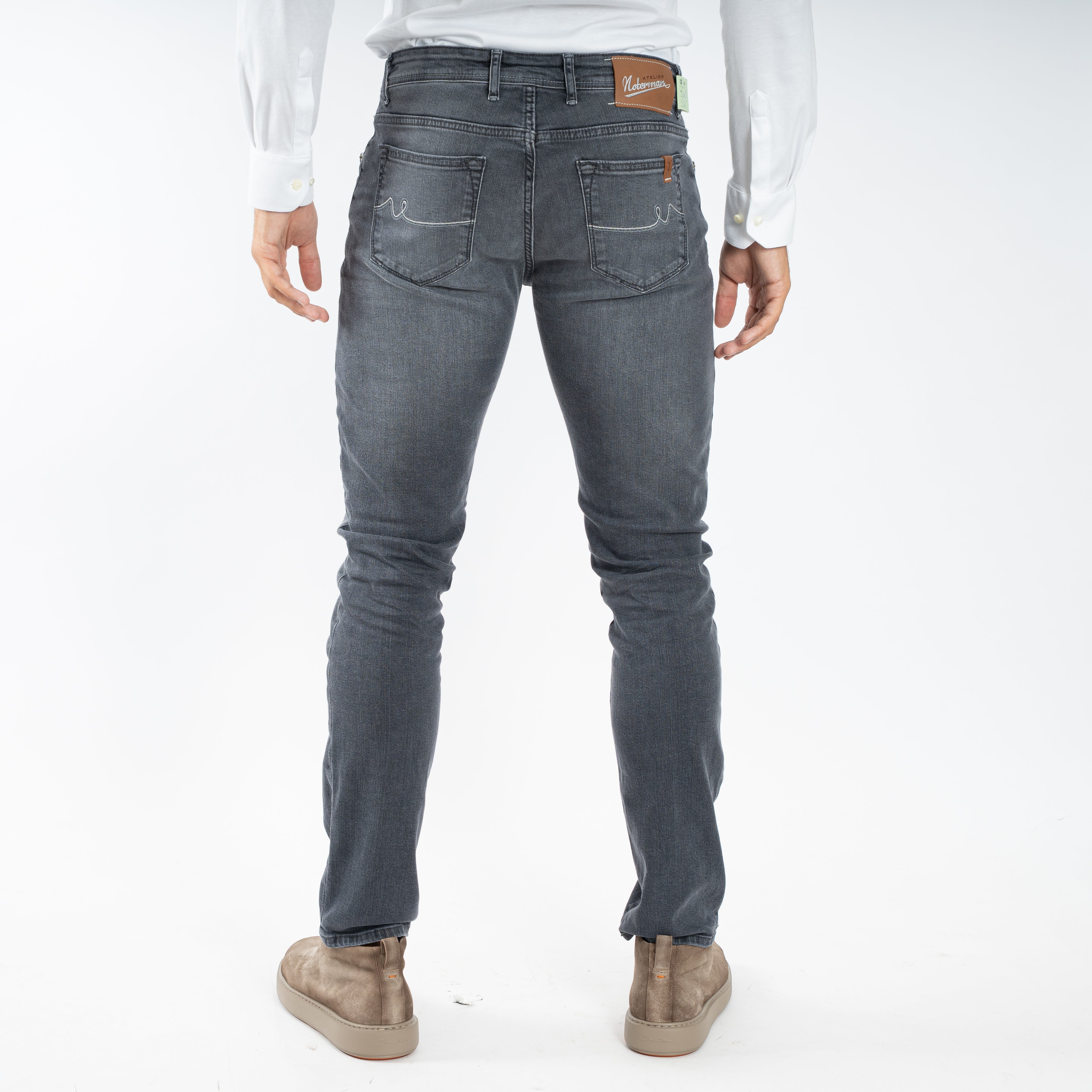 Atelier Noterman Jeans Grijs | Slim Fit