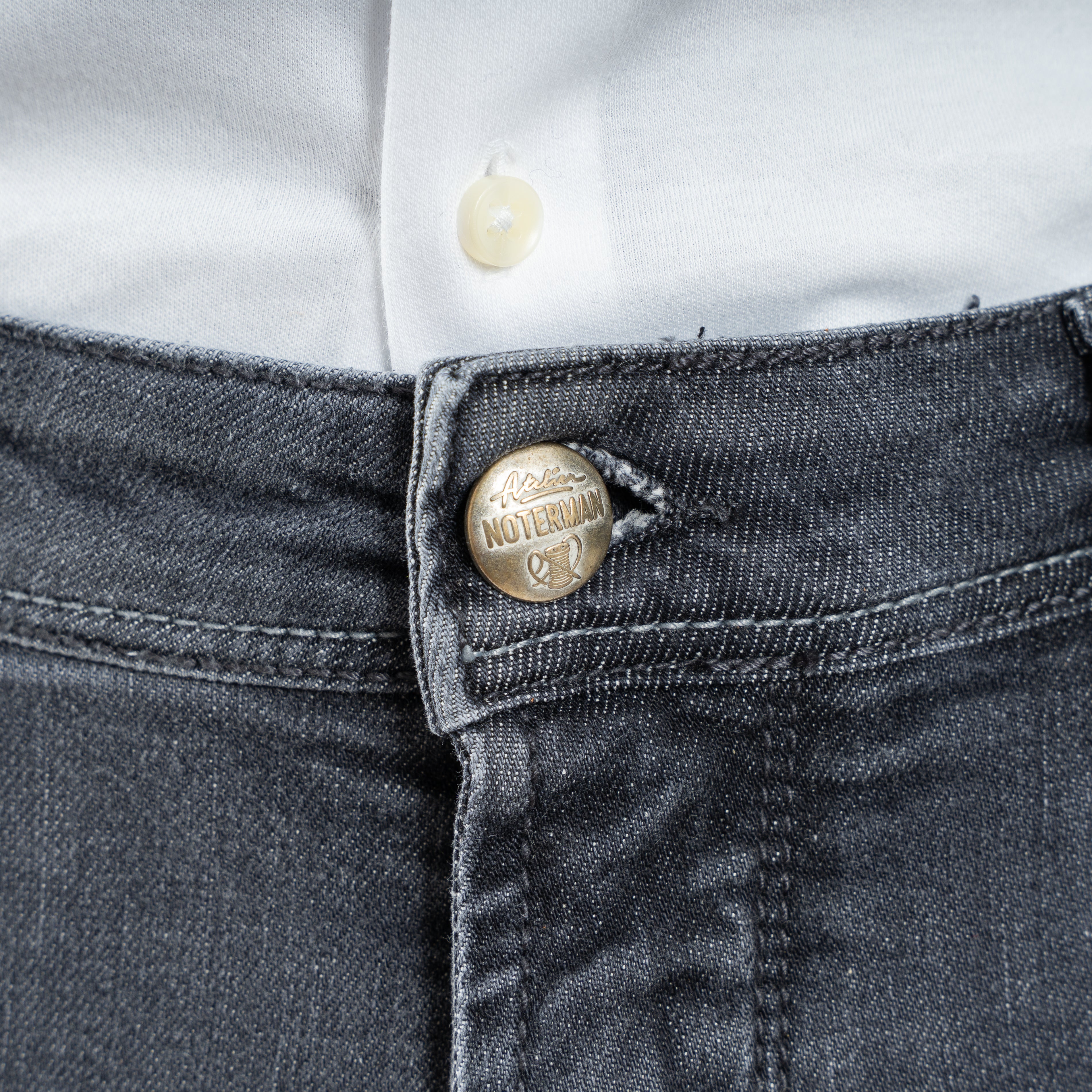 Atelier Noterman Jeans Grijs | Slim Fit