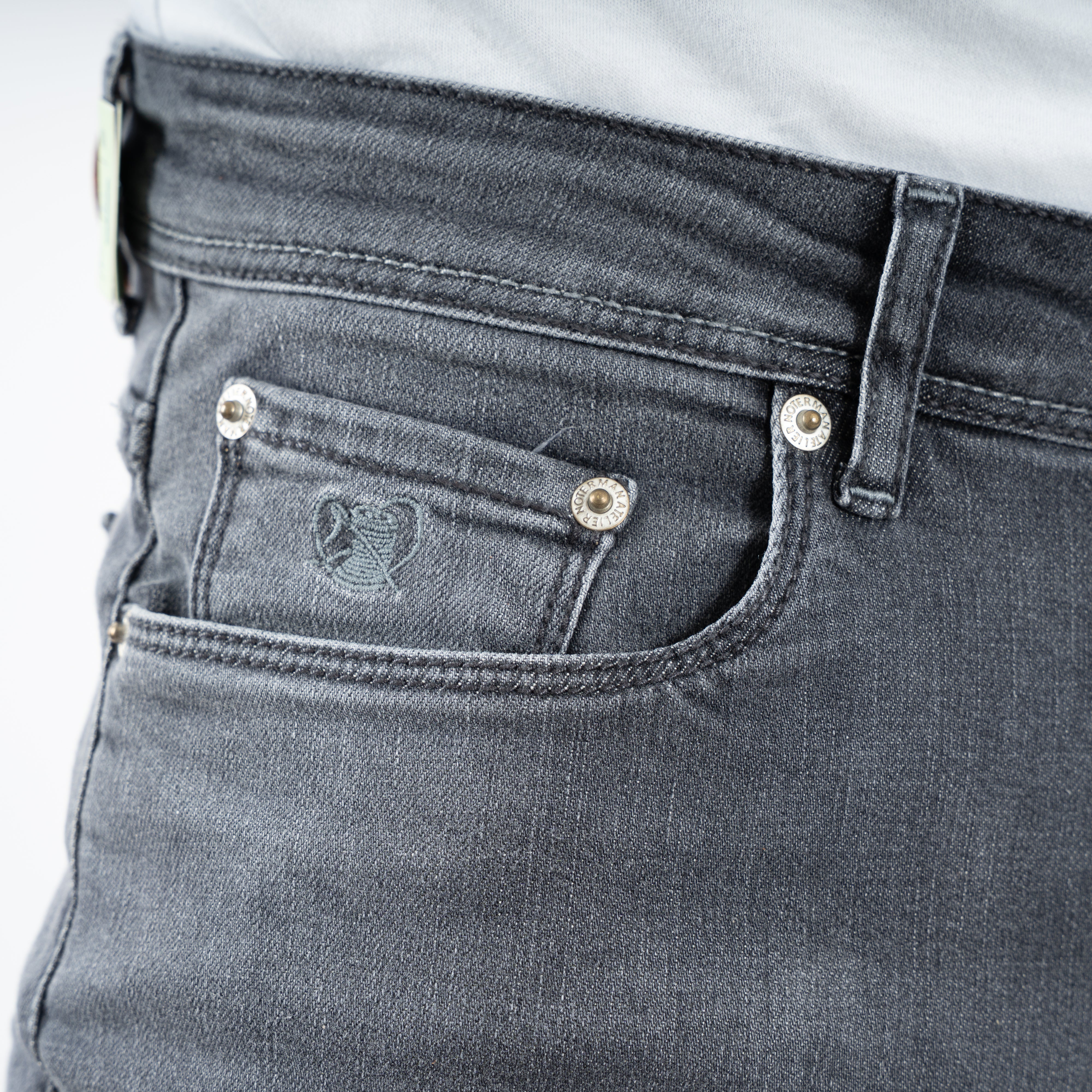 Atelier Noterman Jeans Grijs | Slim Fit