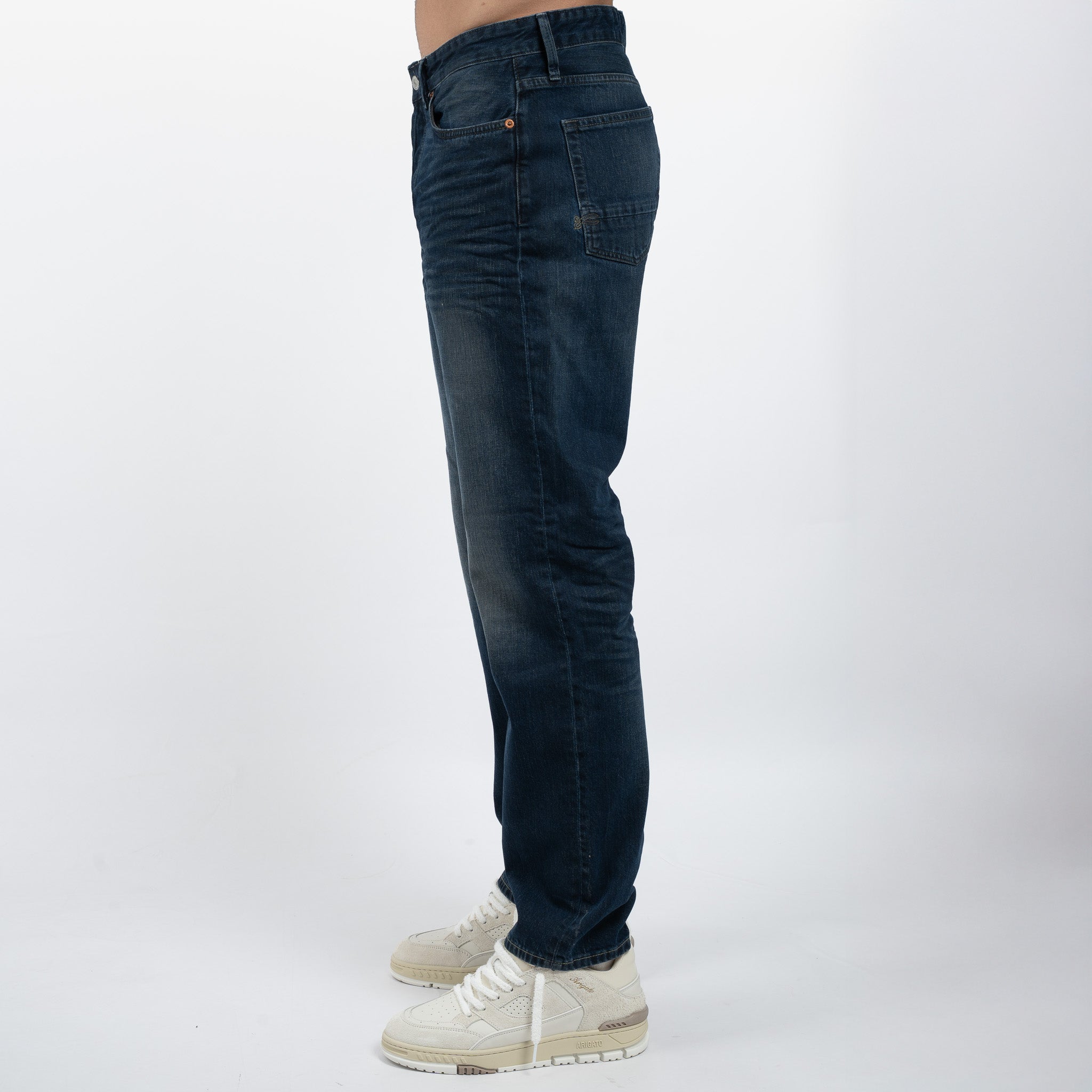 Denham Jeans Donkerblauw | Ridge Straight Fit