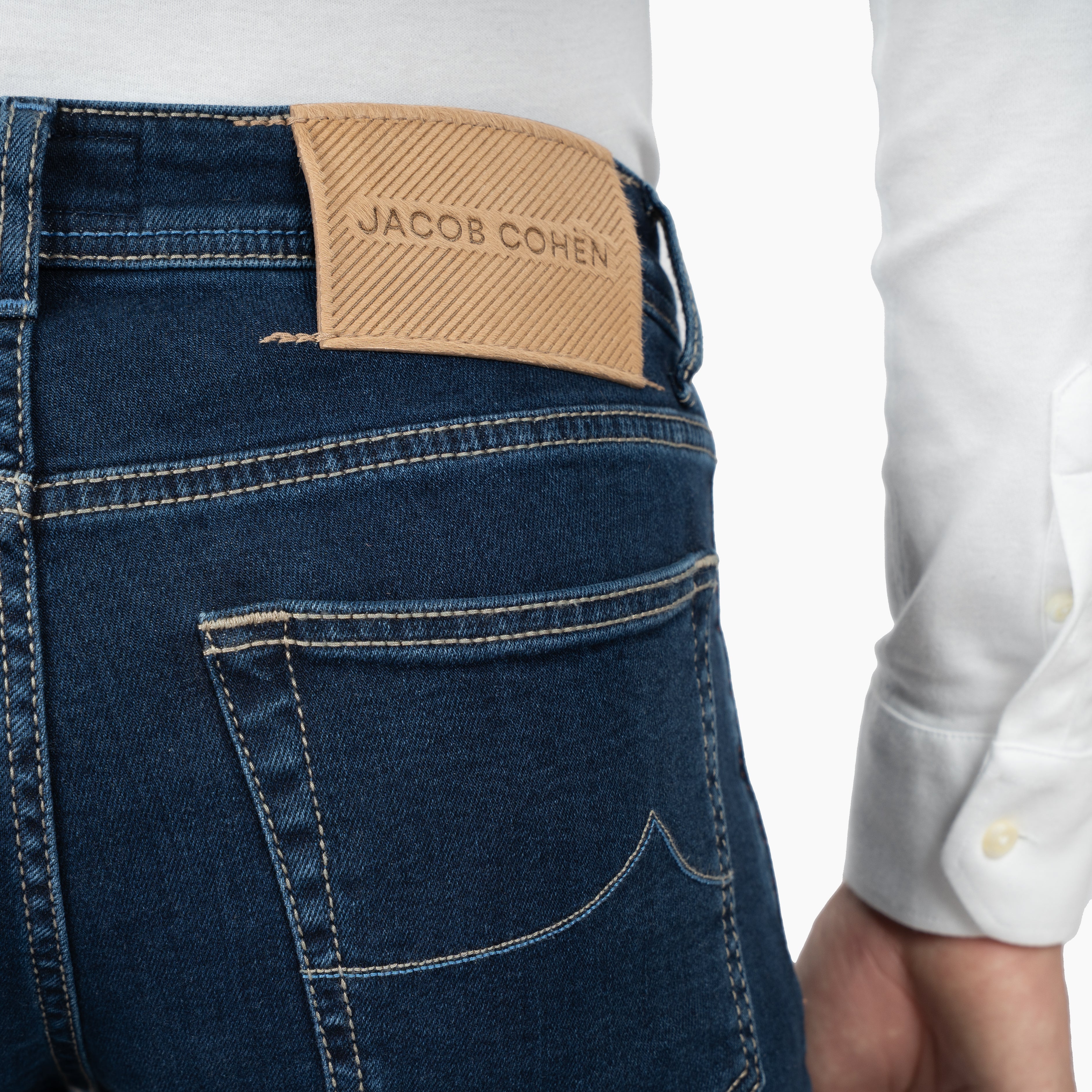 Jacob Cohen Jeans Donkerblauw | Nick Slim