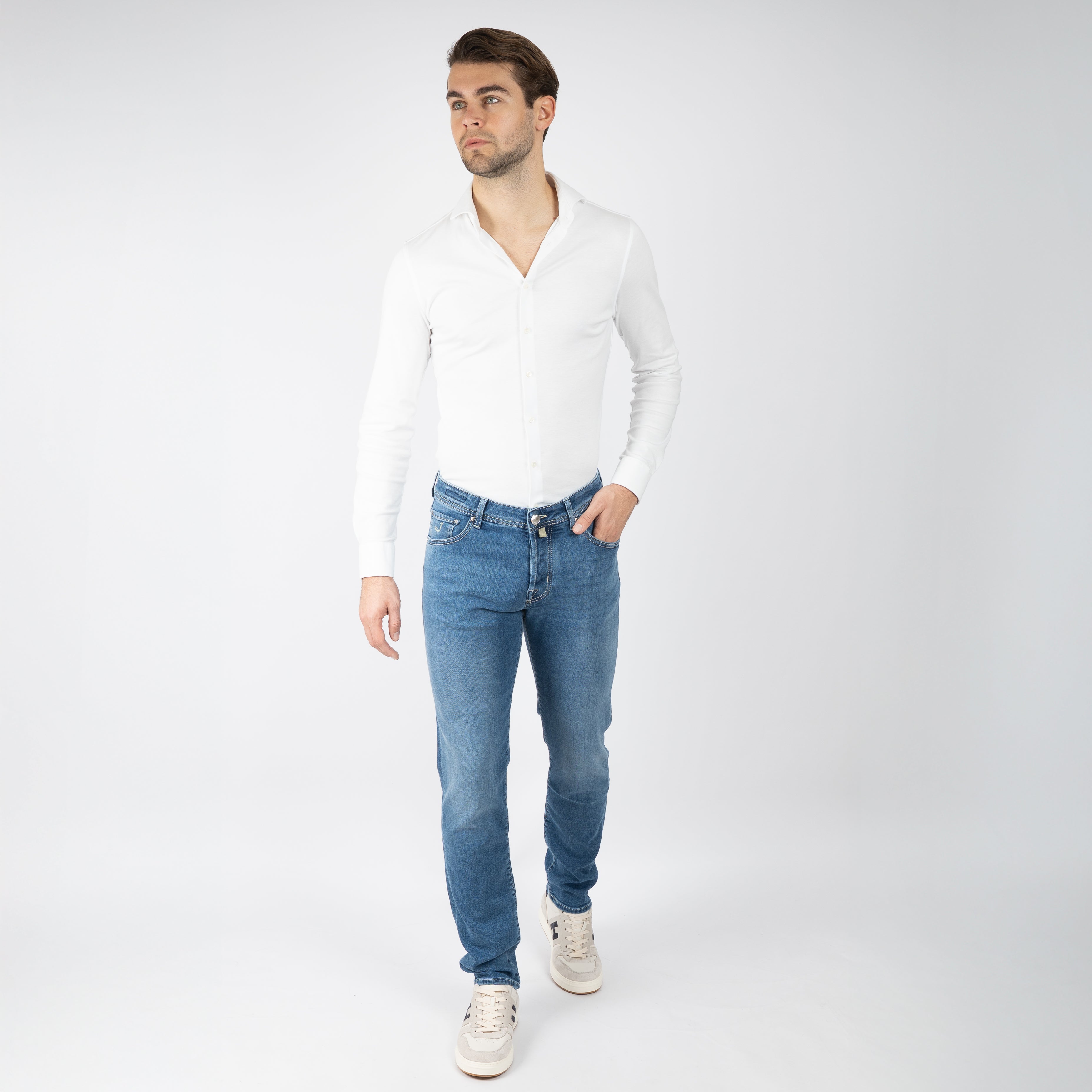 Jacob Cohen Jeans Middenblauw | Nick Slim