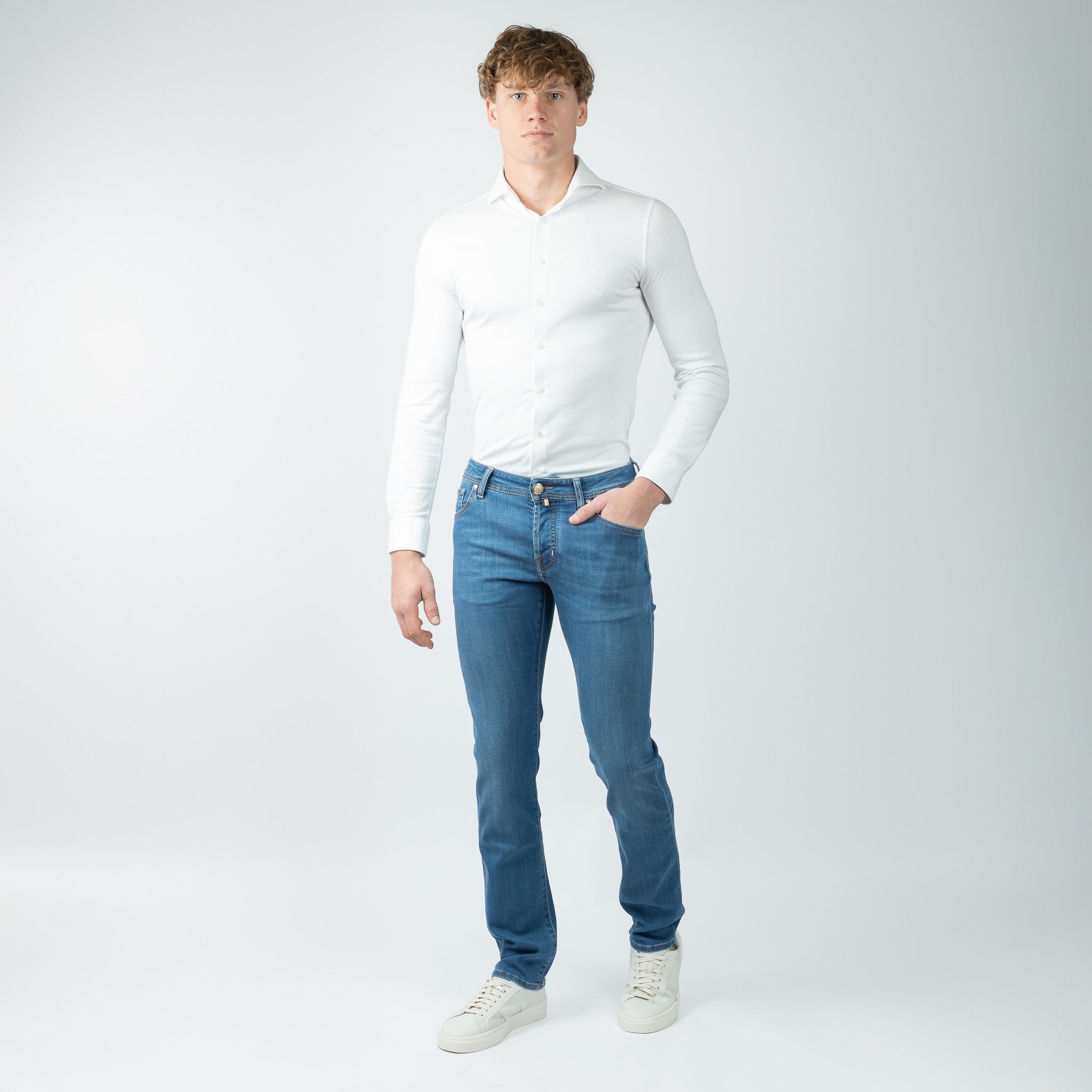 Jacob Cohen Jeans Middenblauw | Nick