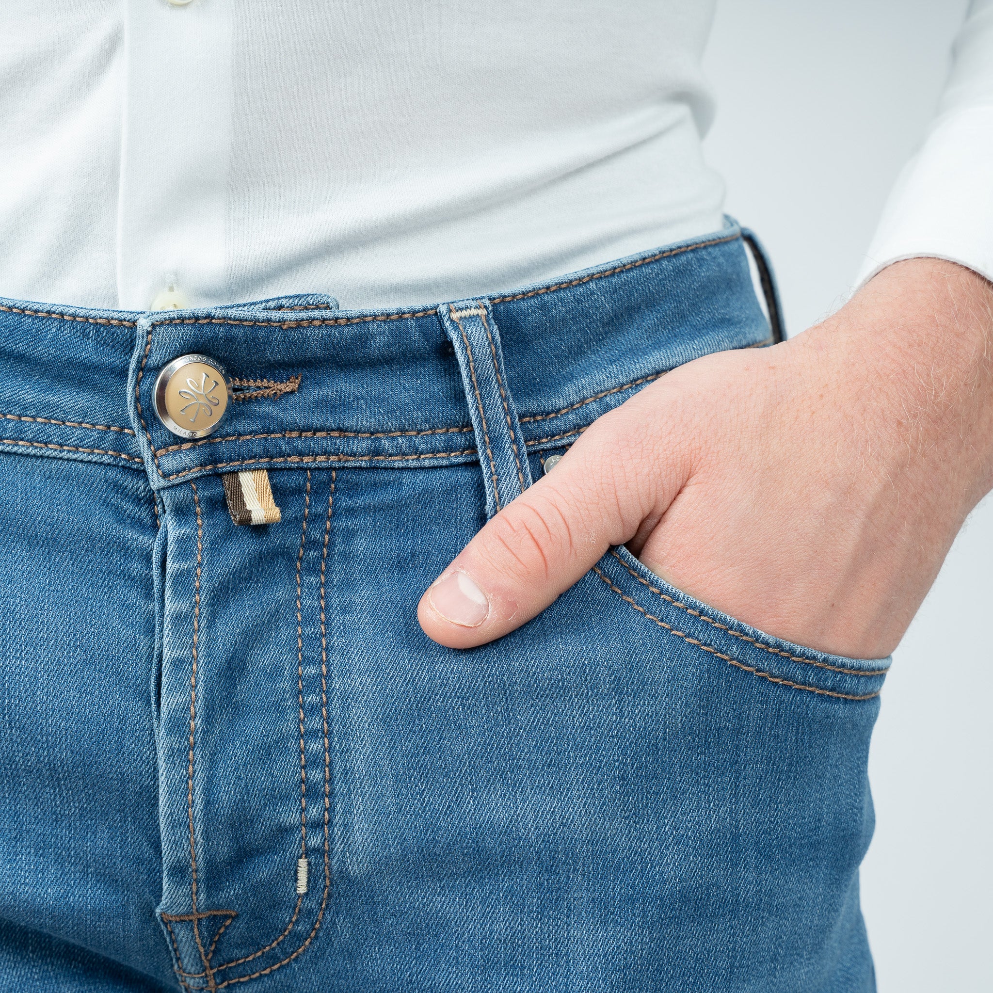 Jacob Cohen Jeans Middenblauw | Nick