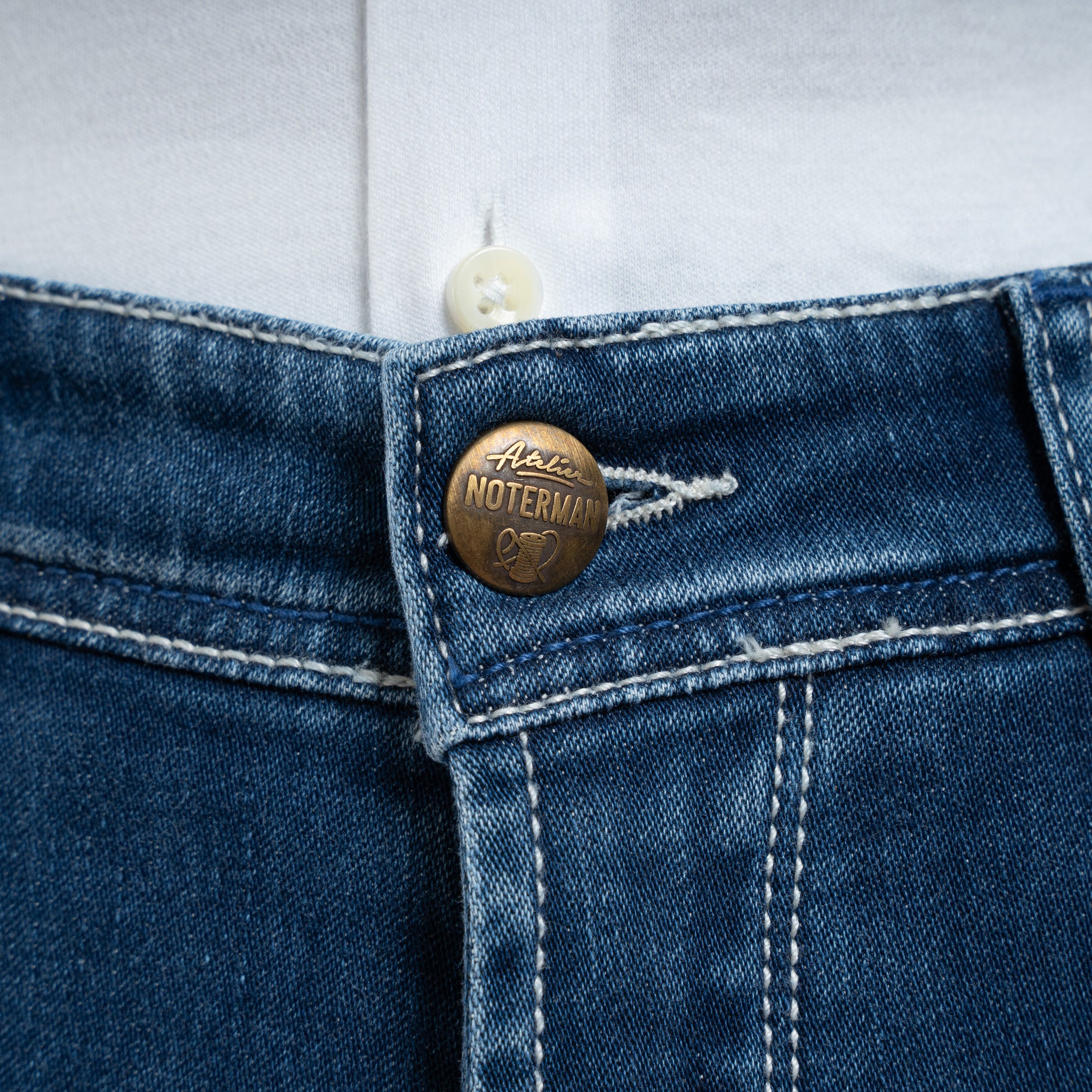 Atelier Noterman Jeans Blauw | Regular Fit