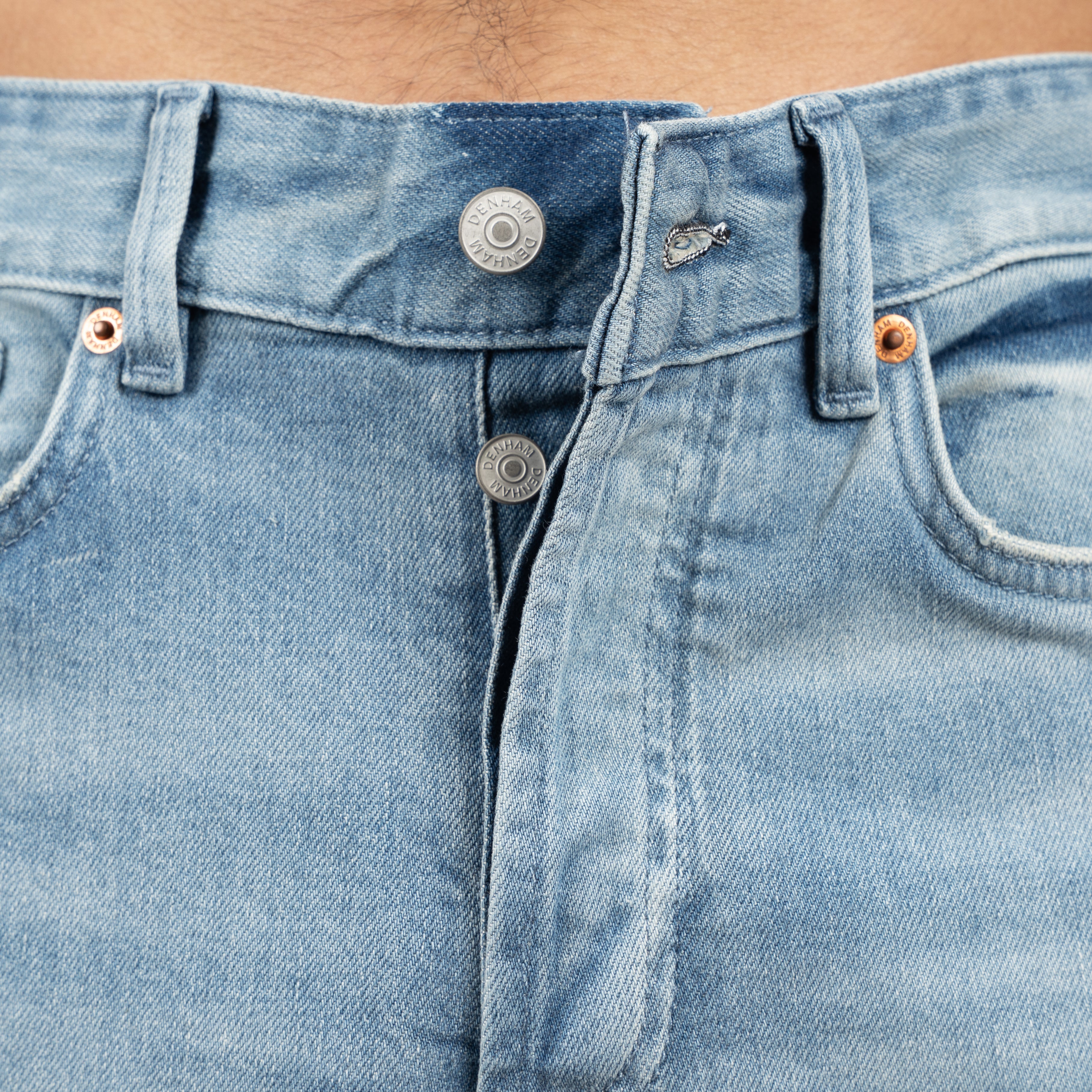Denham Jeans Lichtblauw | Ridge Straight Fit