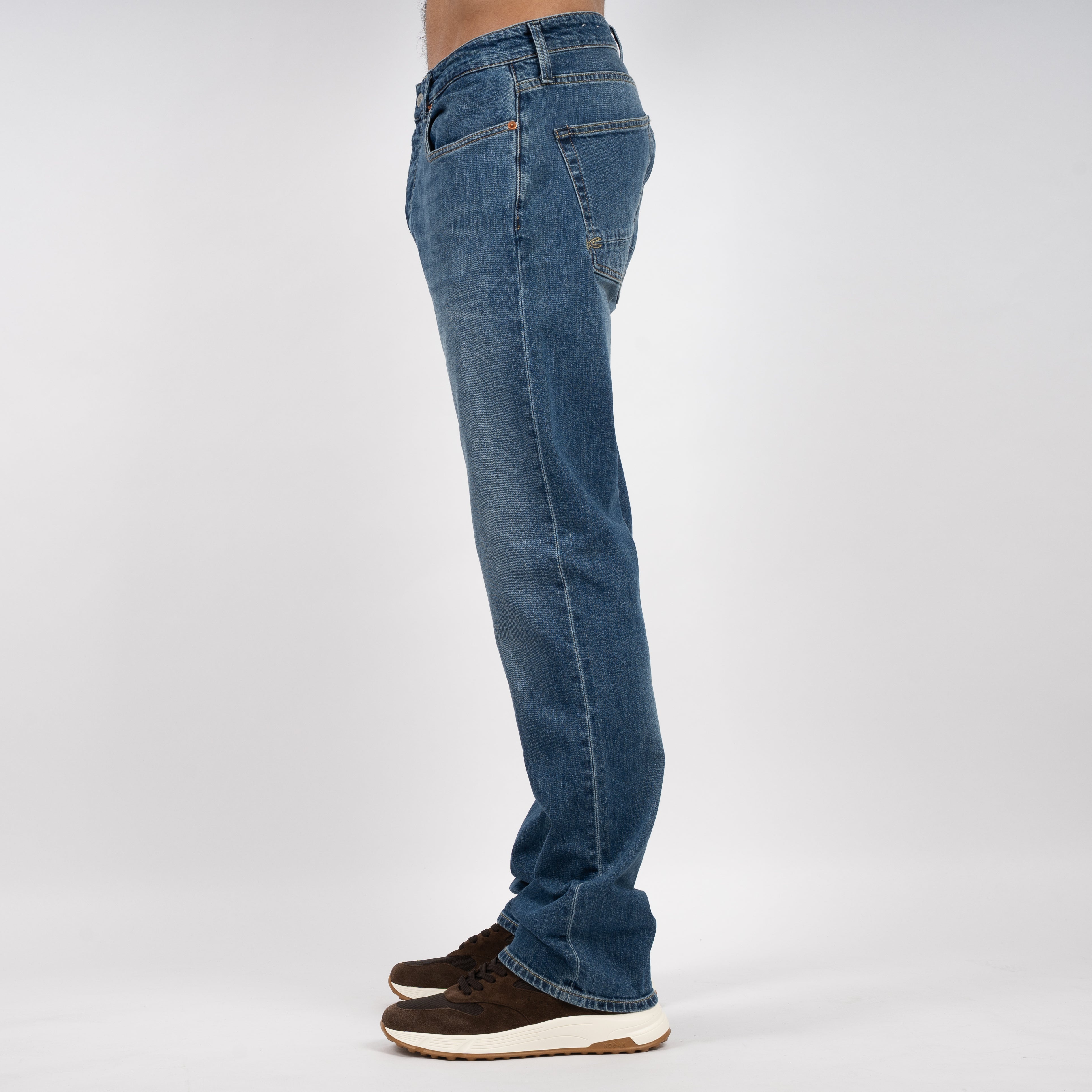 Denham Jeans Middenblauw | Ridge Straight Fit