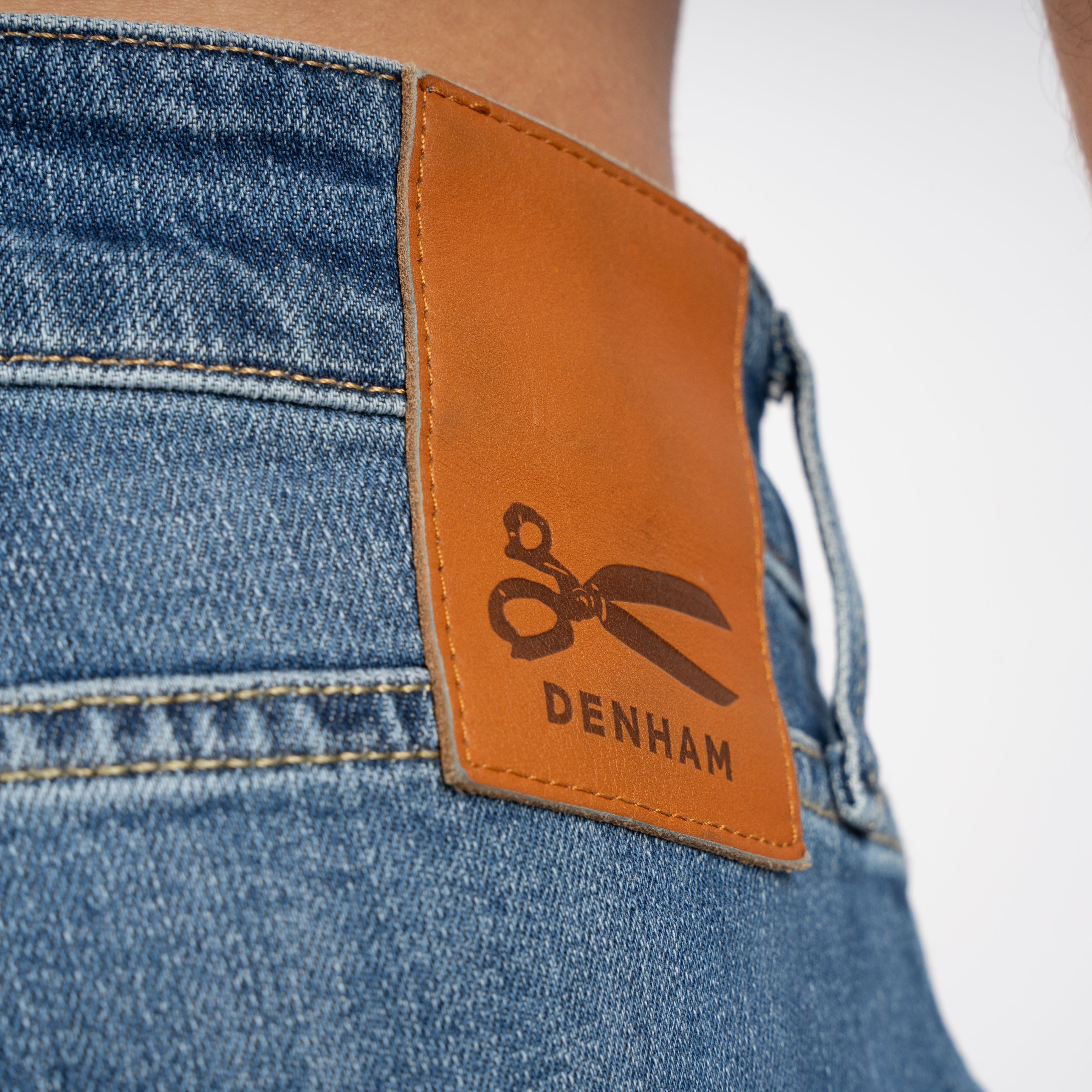 Denham Jeans Middenblauw | Ridge Straight Fit
