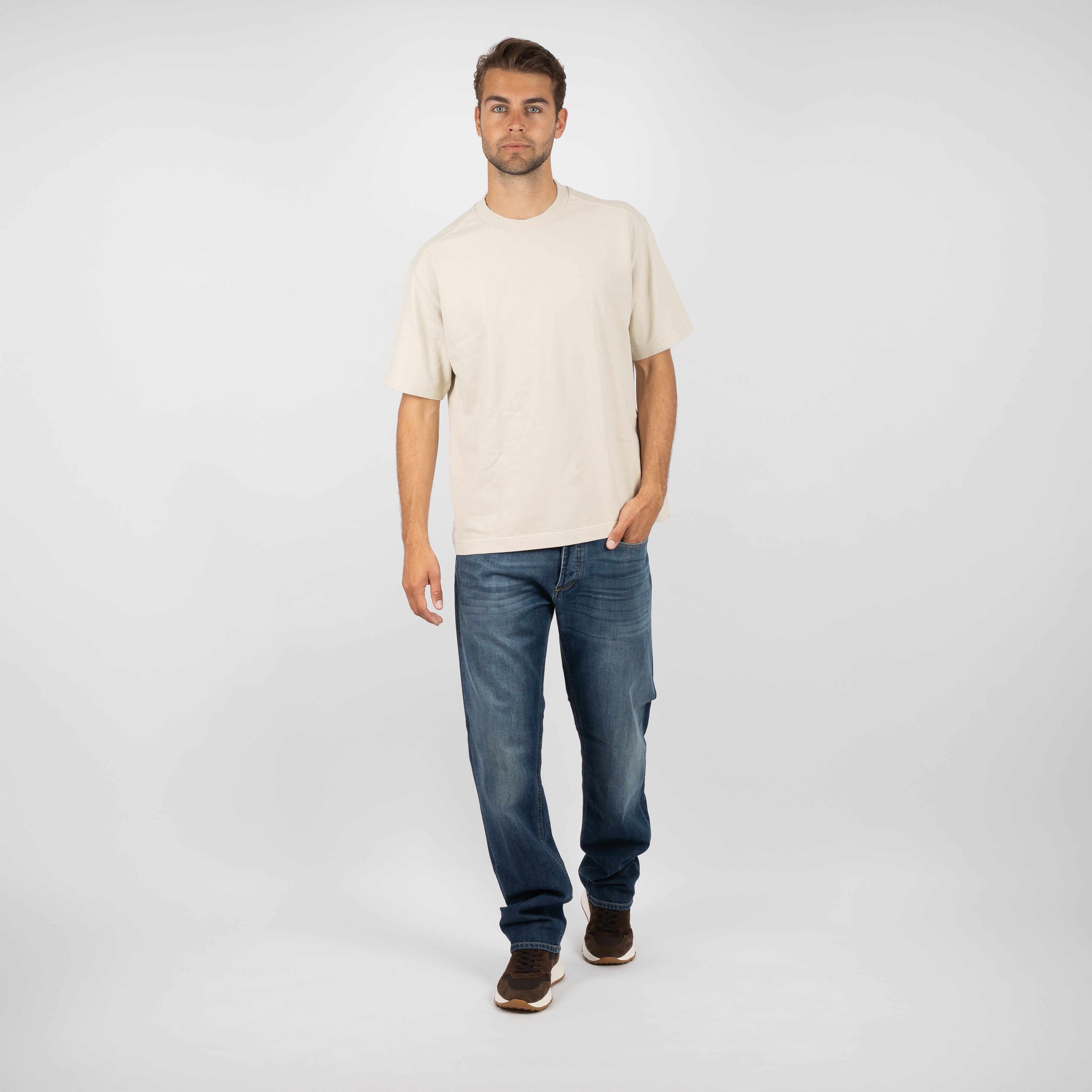 Denham Jeans Donkerblauw | Ridge Straight Fit
