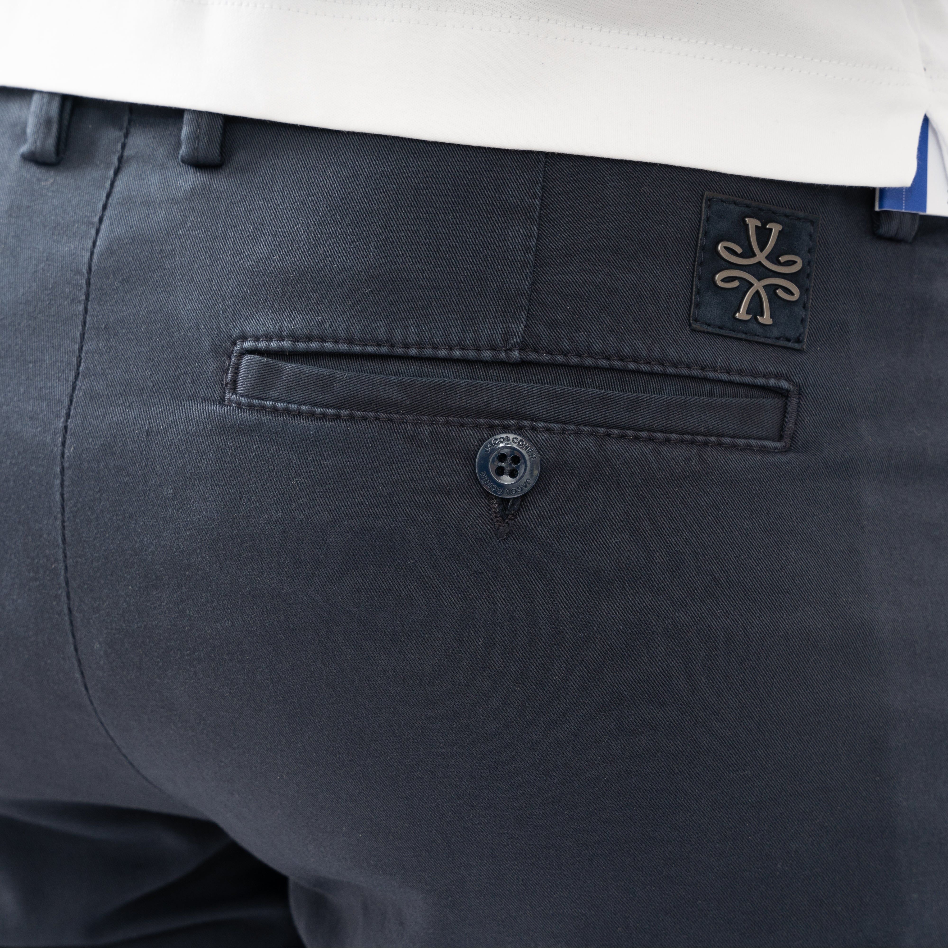 Jacob Cohen Chino Donkerblauw | Bobby