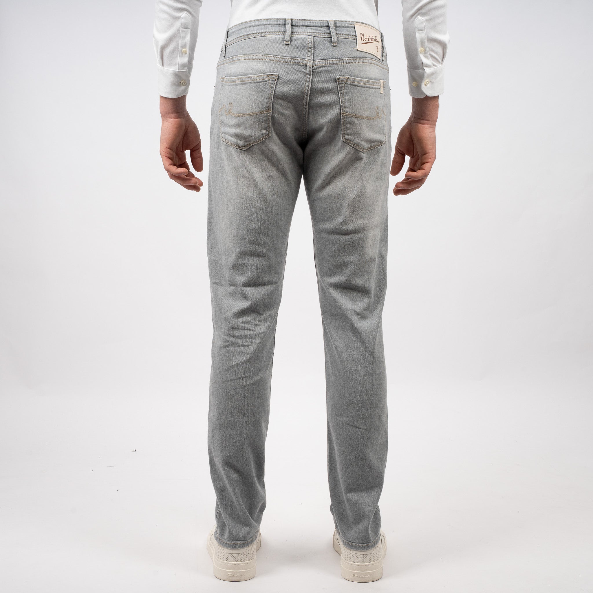 Atelier Noterman Jeans Grijs | Regular Fit