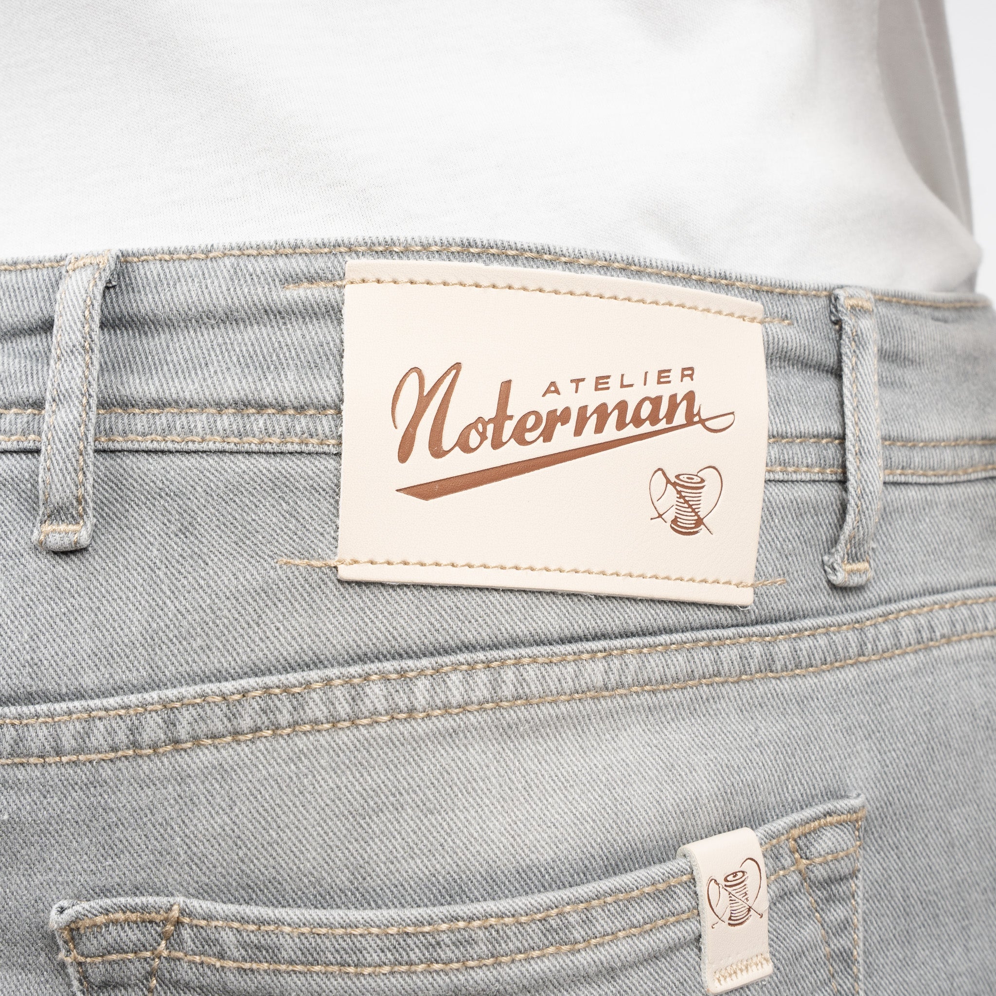 Atelier Noterman Jeans Grijs | Regular Fit