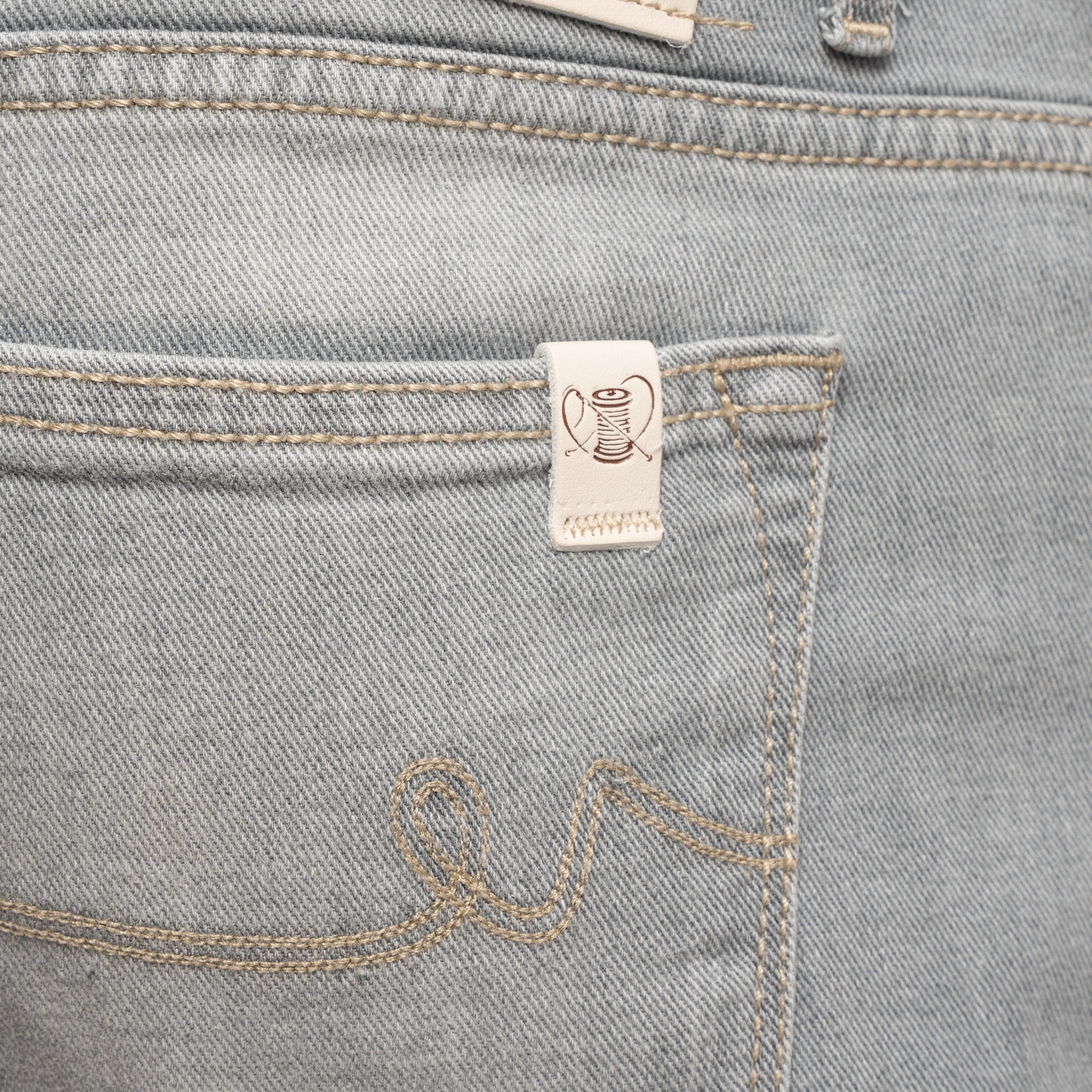 Atelier Noterman Jeans Grijs | Regular Fit