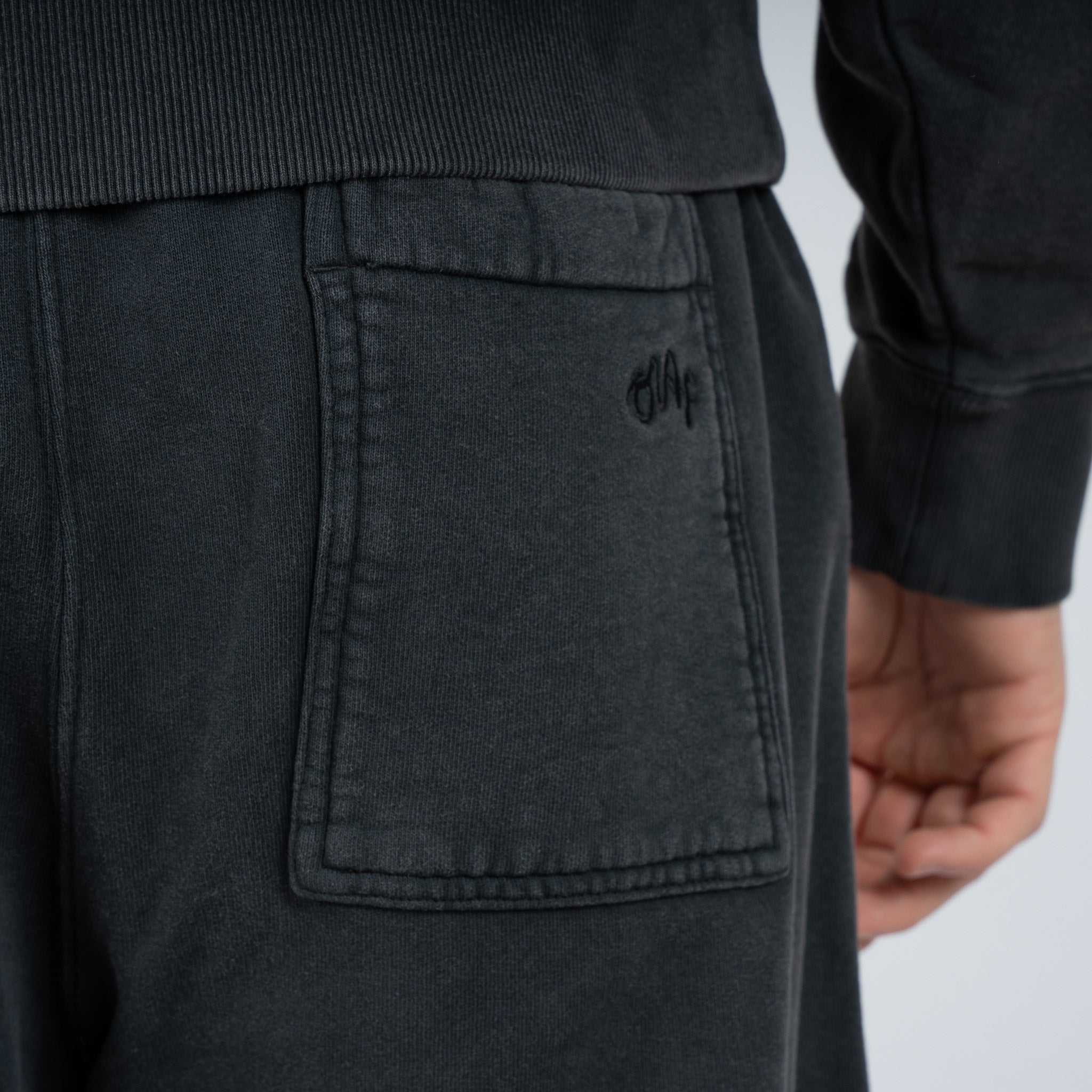 Olaf Joggingbroek Grijs | Washed Signature